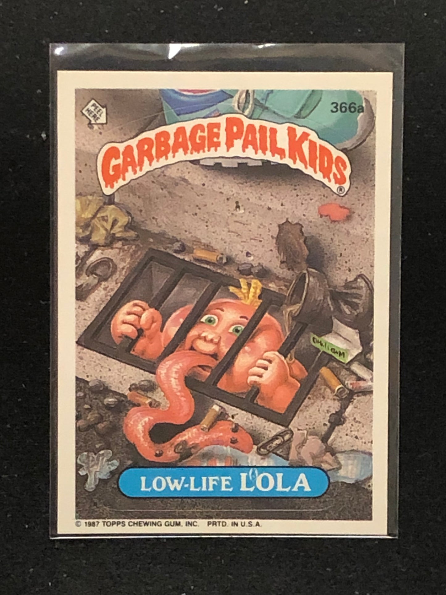 Garbage Pail Kids Original Series 9 (os9) 366a Low Life Lola