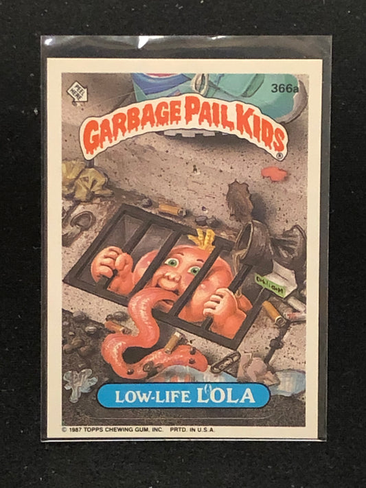 Garbage Pail Kids Original Series 9 (os9) 366a Low Life Lola