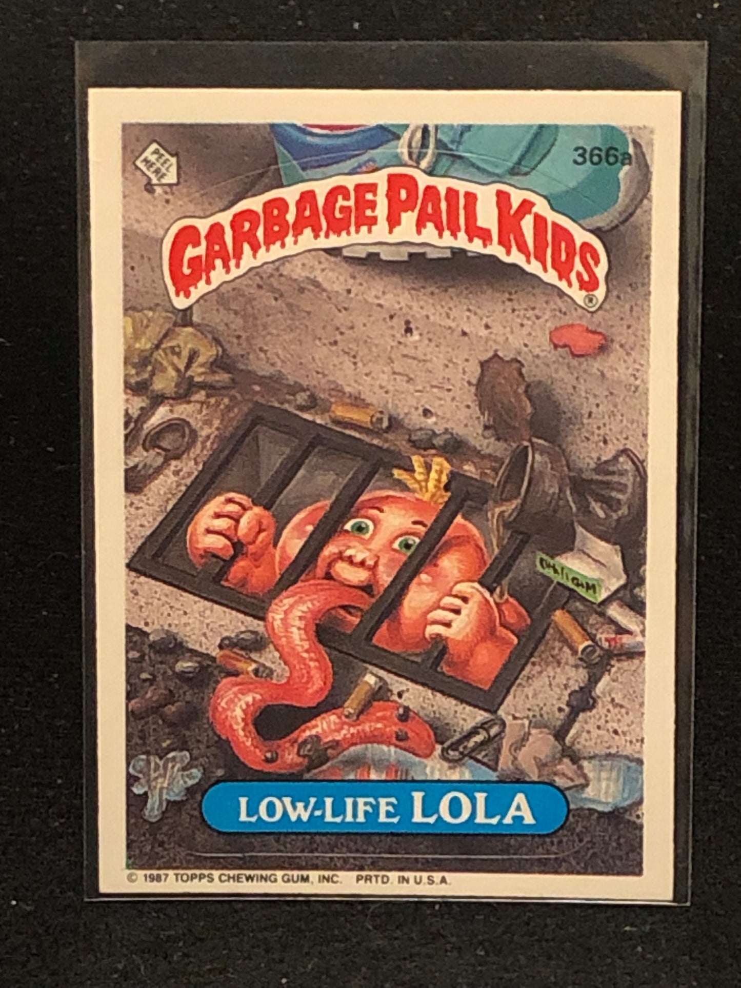 Garbage Pail Kids Original Series 9 (os9) 366a Low Life Lola