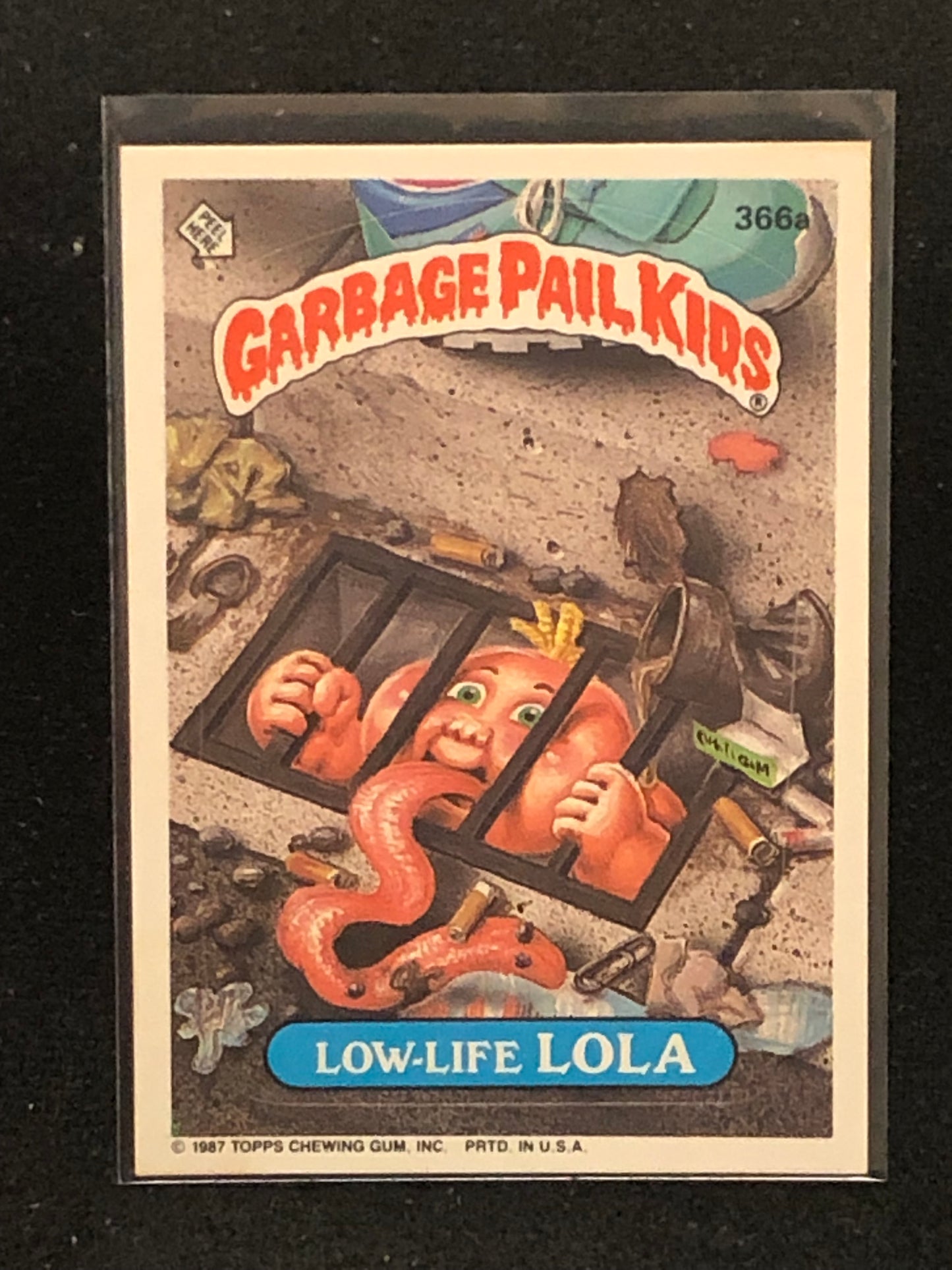 Garbage Pail Kids Original Series 9 (os9) 366a Low Life Lola