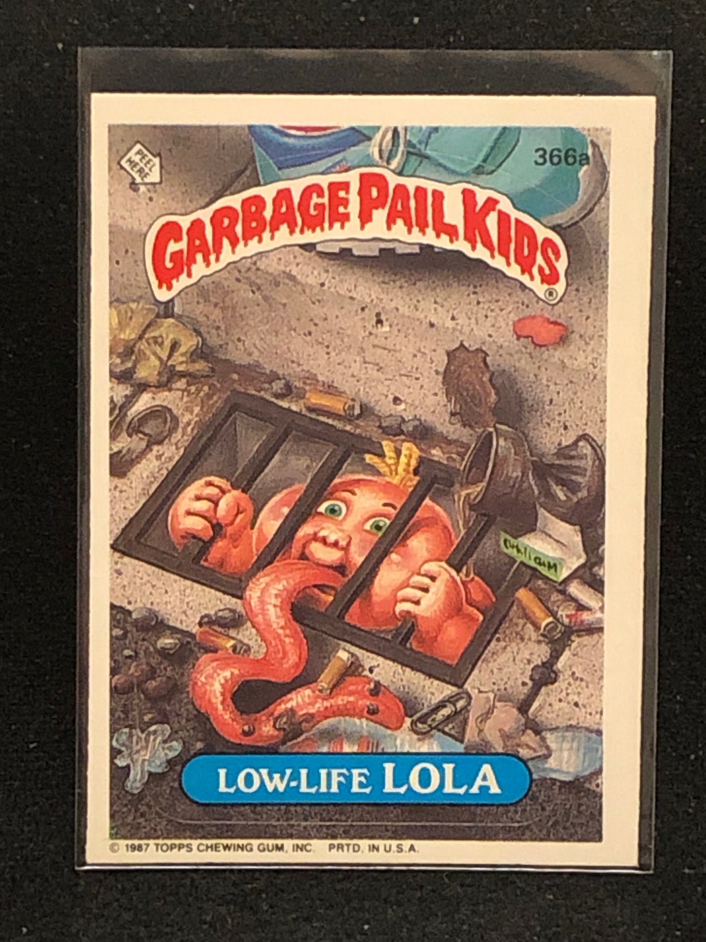 Garbage Pail Kids Original Series 9 (os9) 366a Low Life Lola