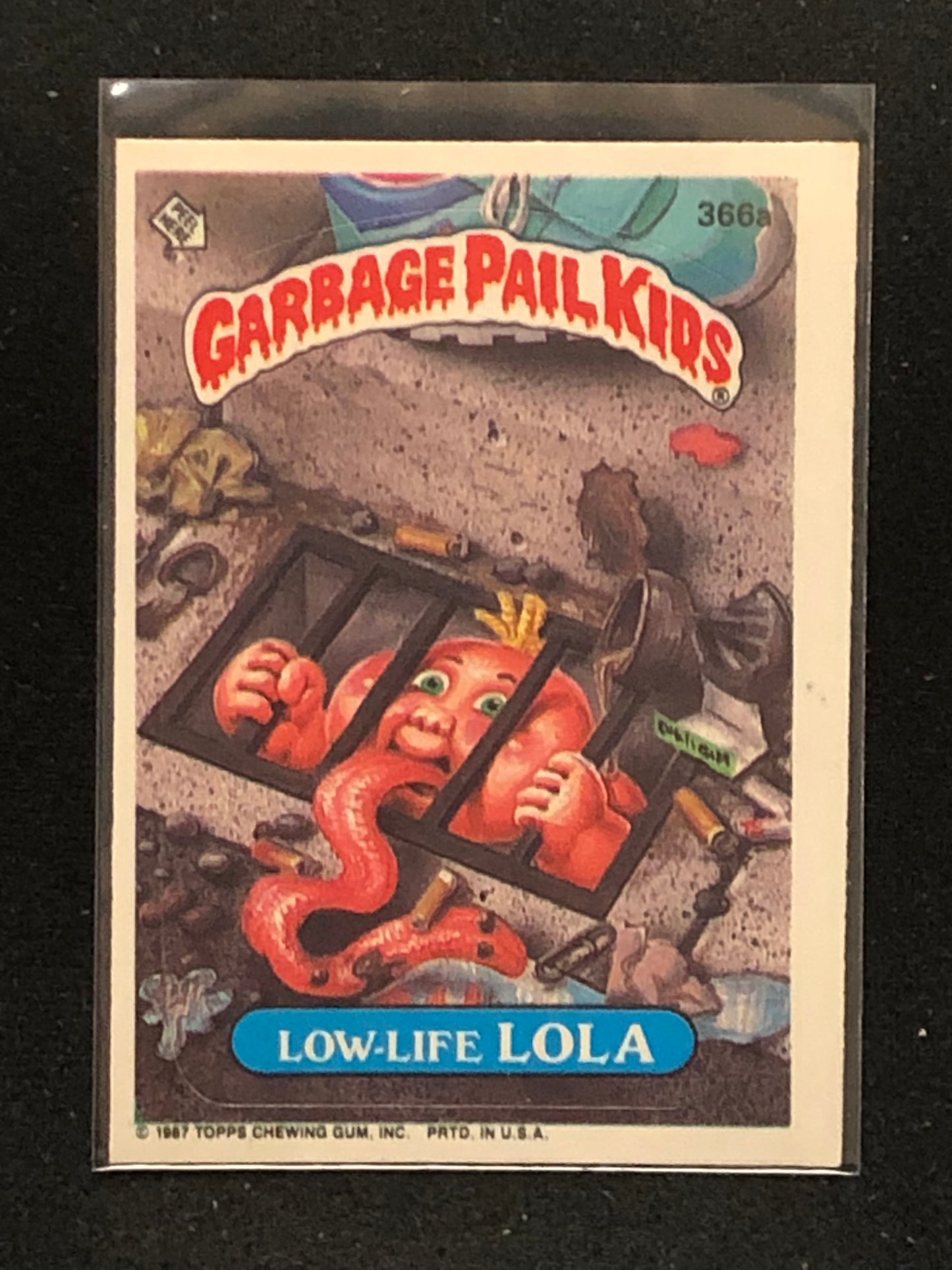 Garbage Pail Kids Original Series 9 (os9) 366a Low Life Lola