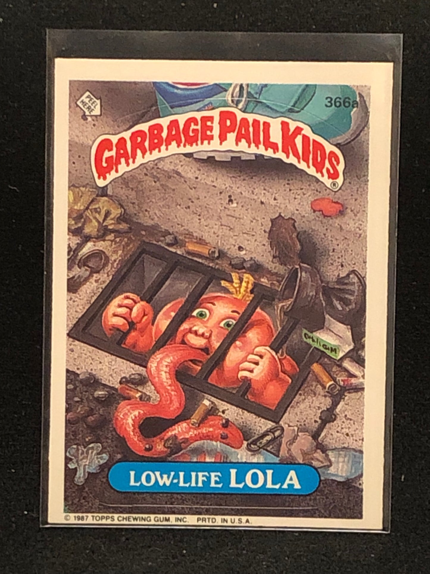 Garbage Pail Kids Original Series 9 (os9) 366a Low Life Lola