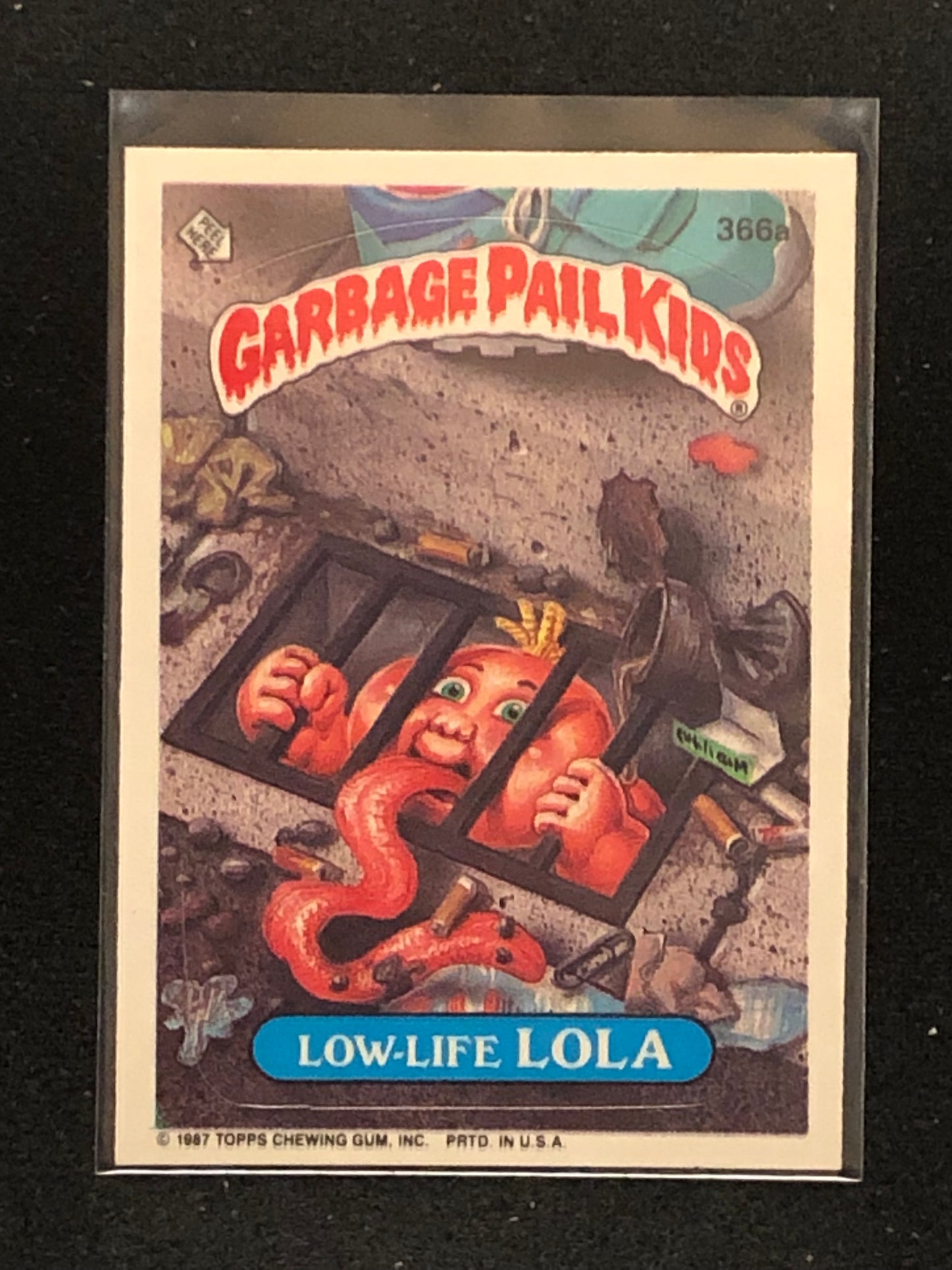 Garbage Pail Kids Original Series 9 (os9) 366a Low Life Lola