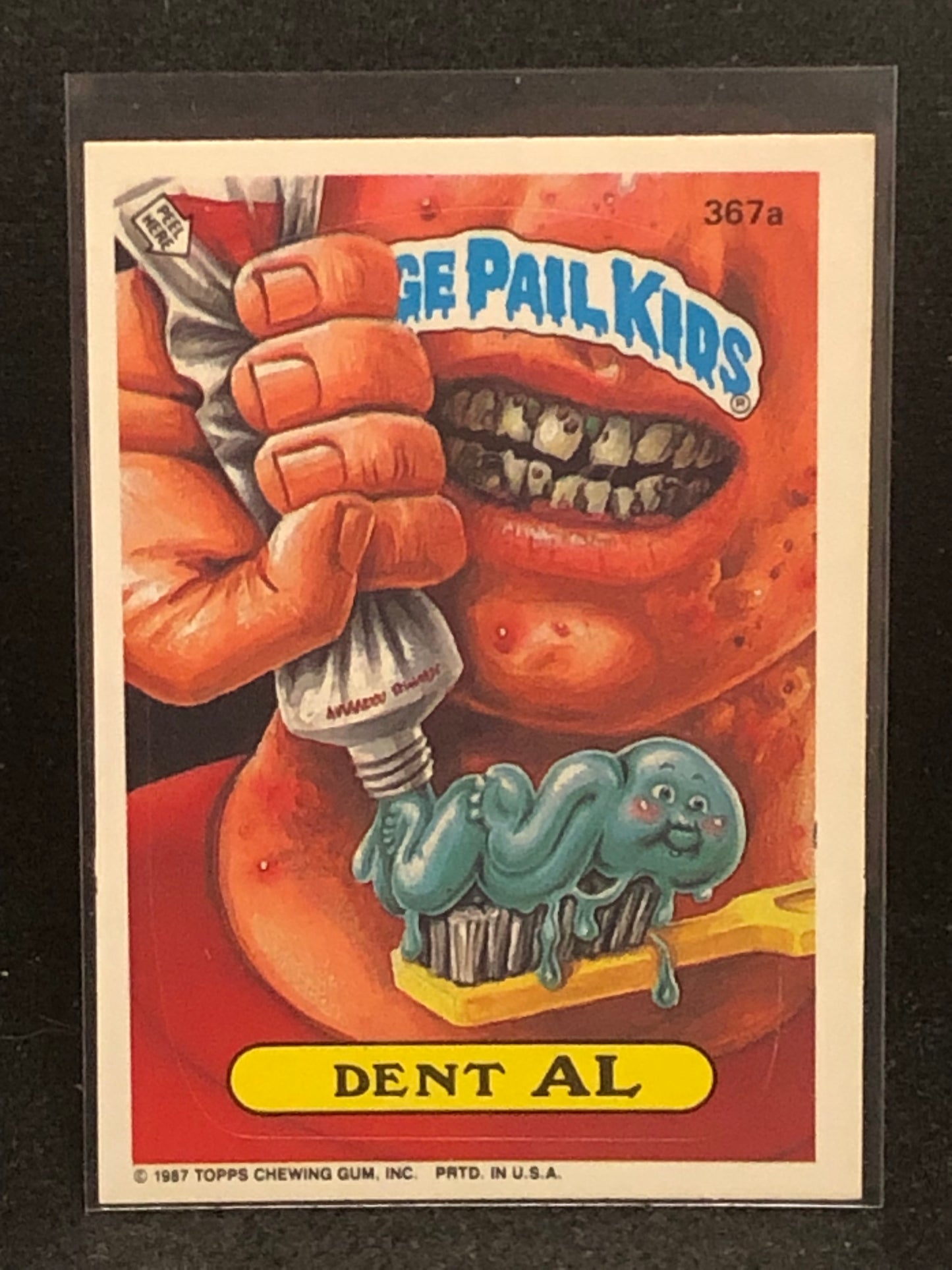 Garbage Pail Kids Original Series 9 (os9) 367a Dent Al