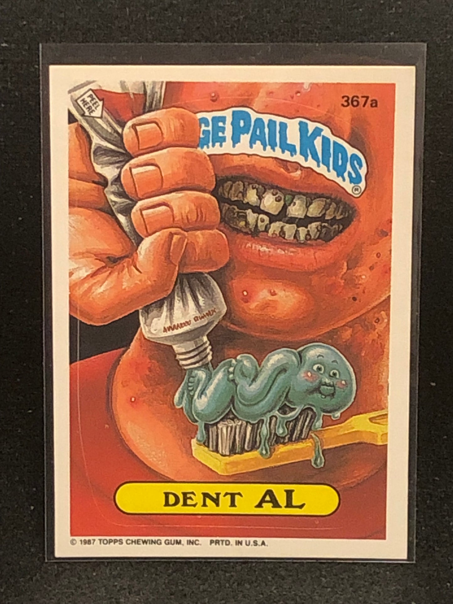 Garbage Pail Kids Original Series 9 (os9) 367a Dent Al