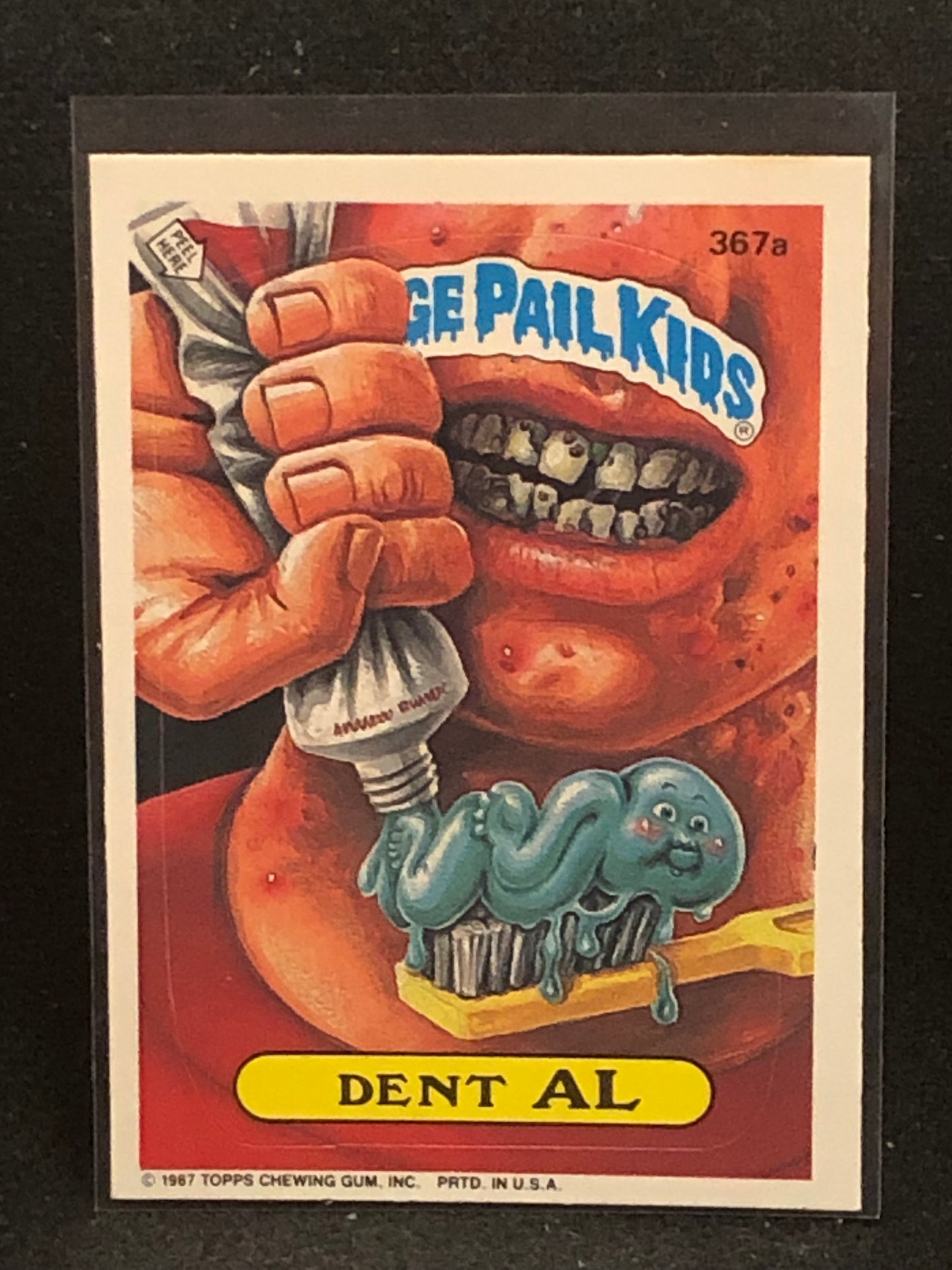 Garbage Pail Kids Original Series 9 (os9) 367a Dent Al
