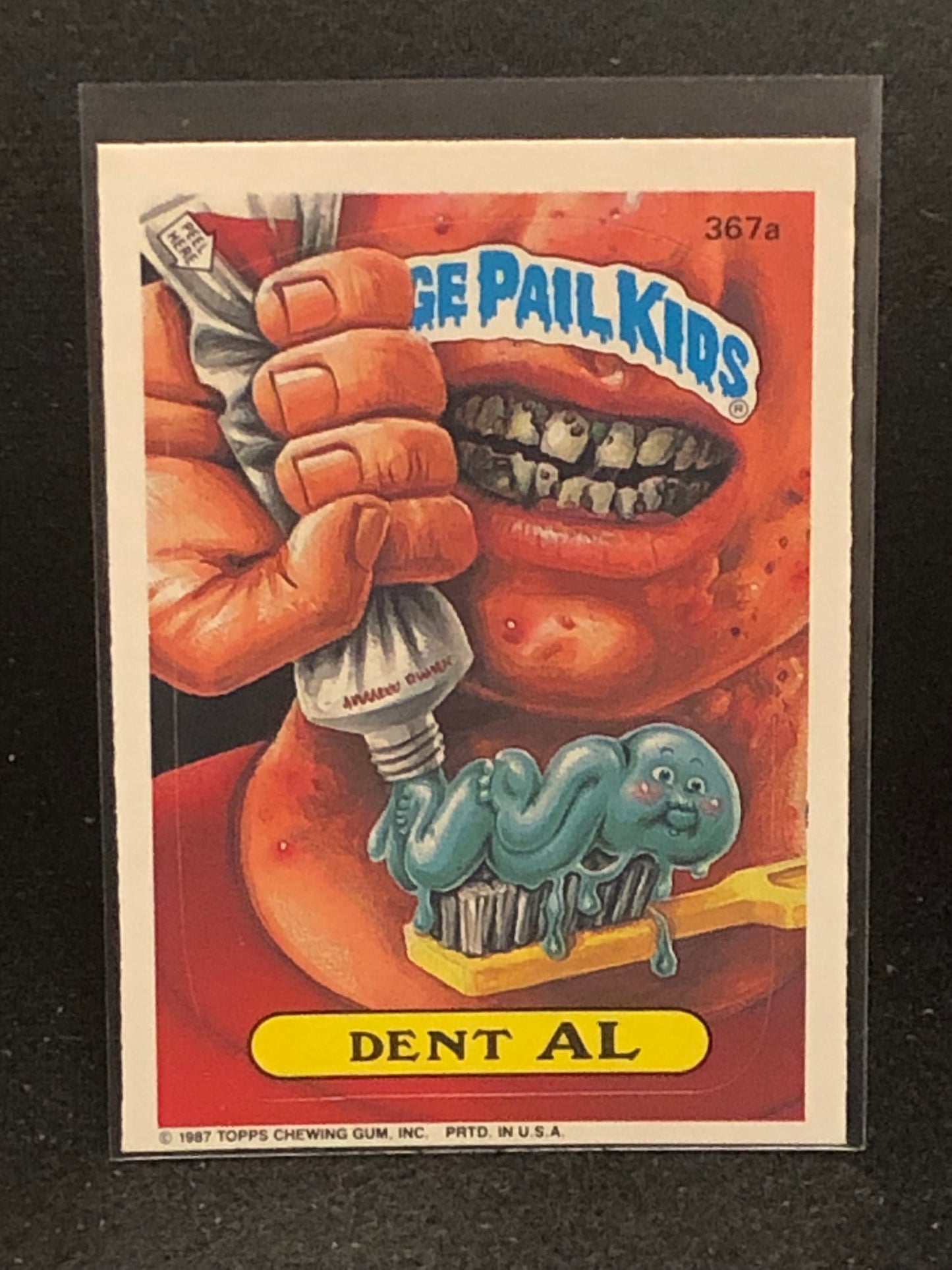Garbage Pail Kids Original Series 9 (os9) 367a Dent Al