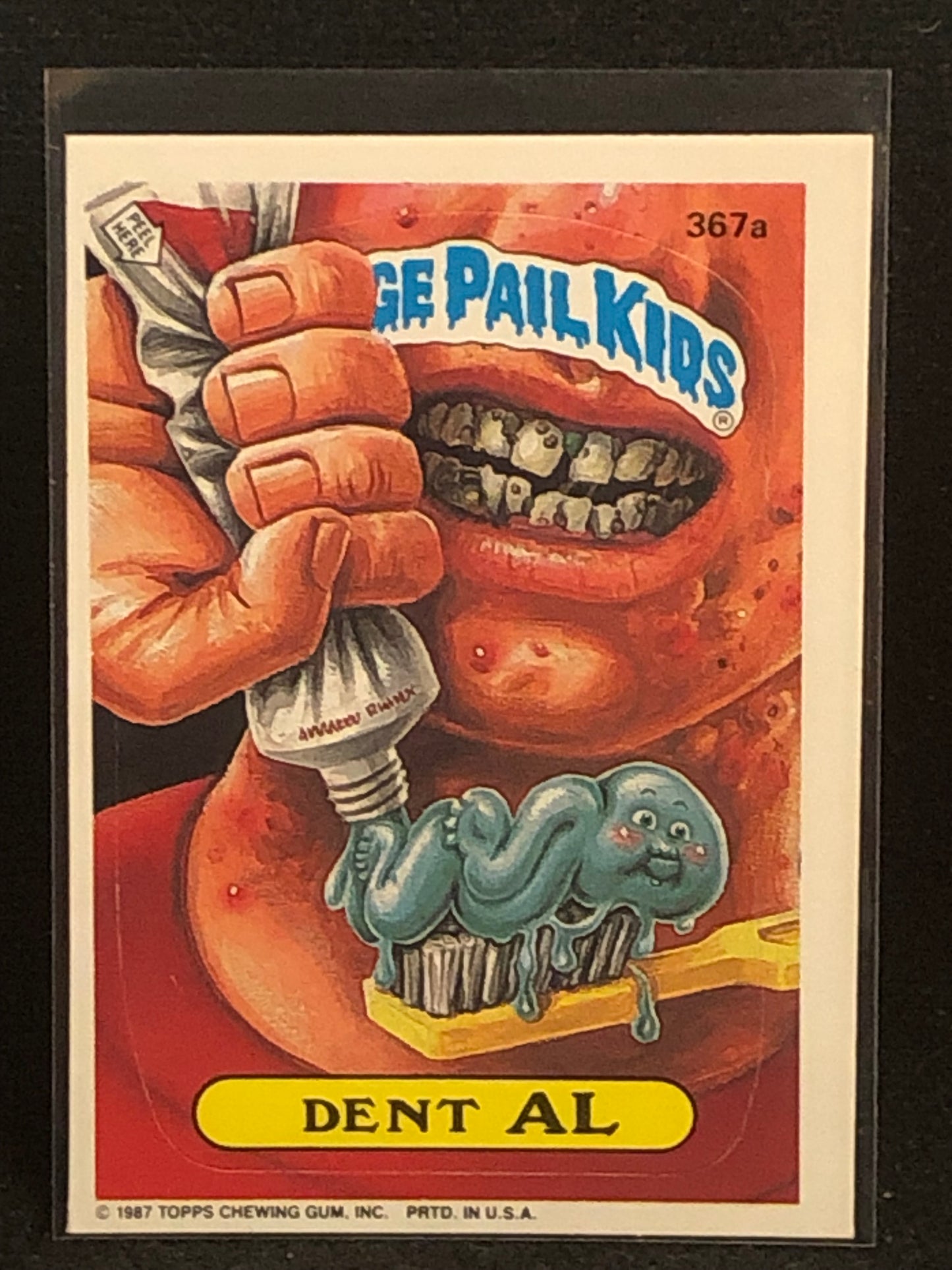 Garbage Pail Kids Original Series 9 (os9) 367a Dent Al
