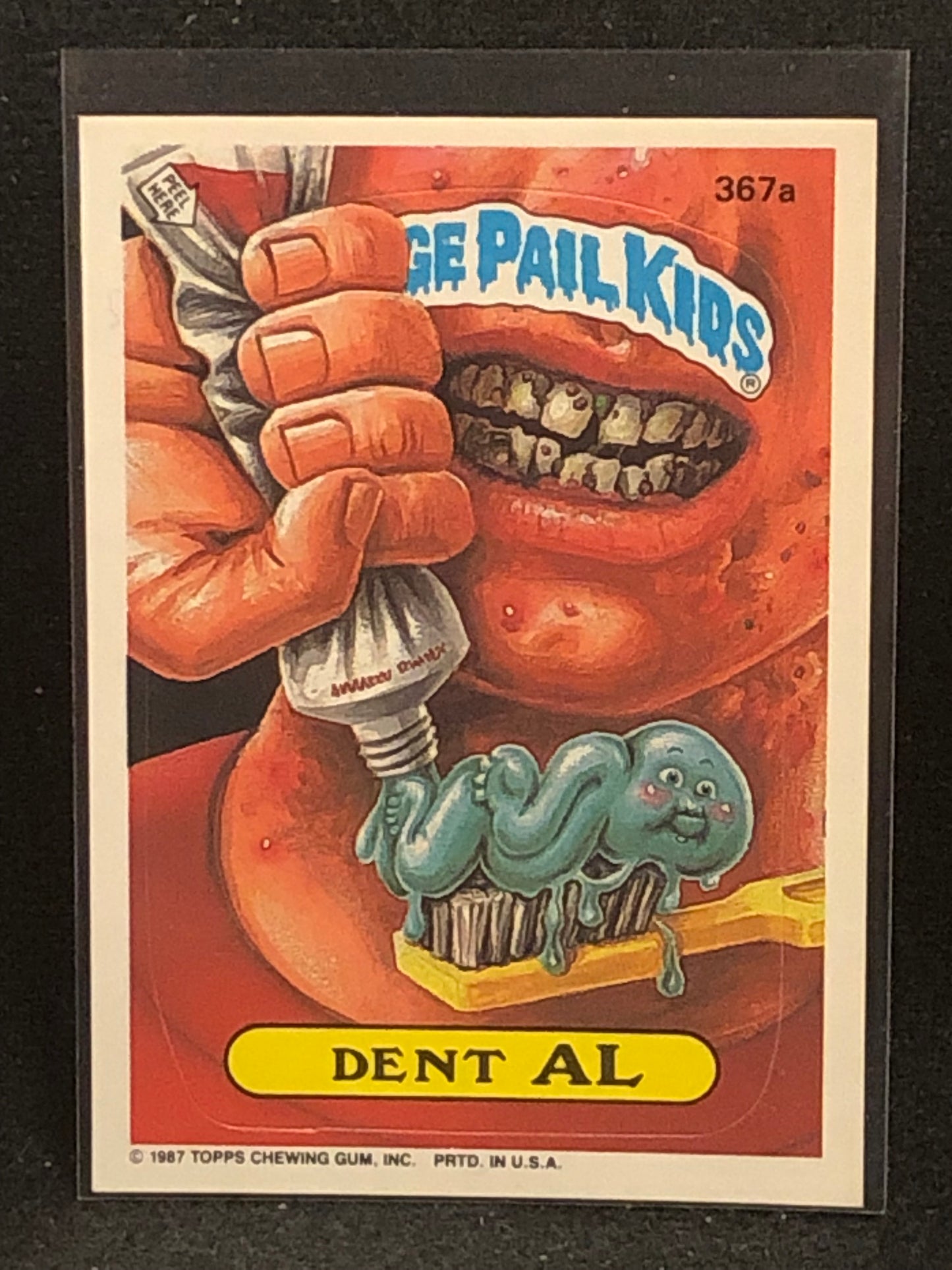 Garbage Pail Kids Original Series 9 (os9) 367a Dent Al