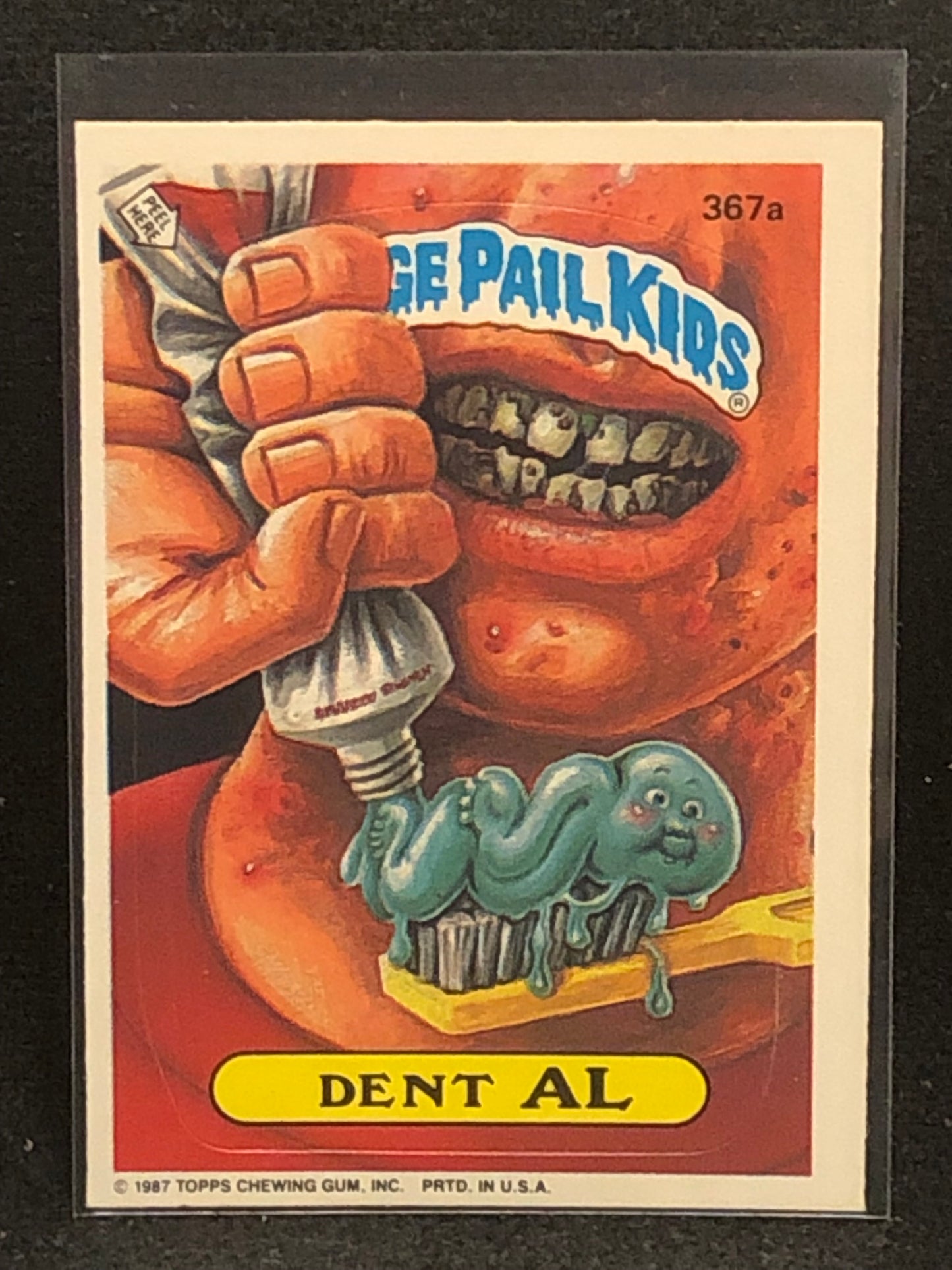 Garbage Pail Kids Original Series 9 (os9) 367a Dent Al