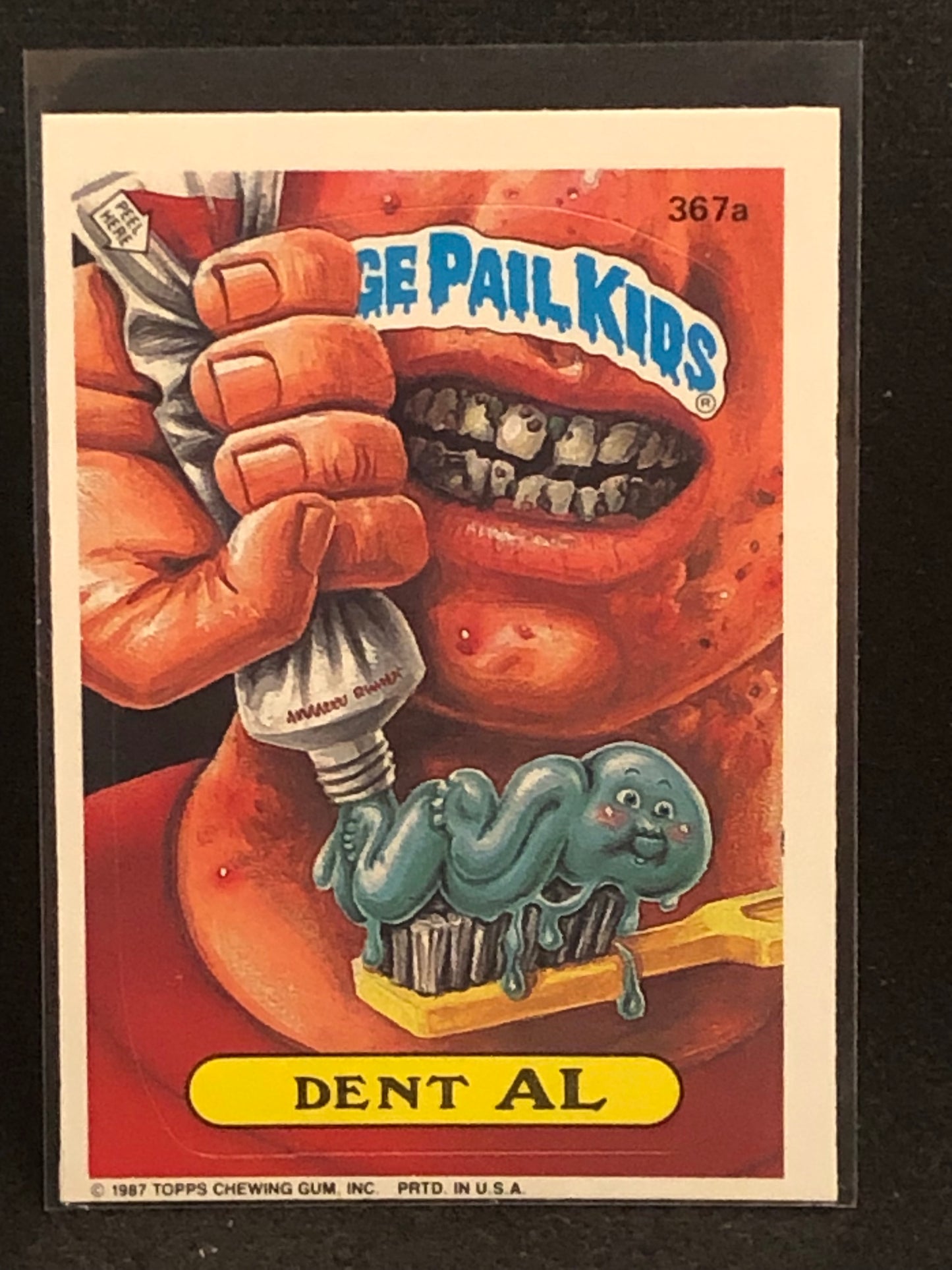 Garbage Pail Kids Original Series 9 (os9) 367a Dent Al