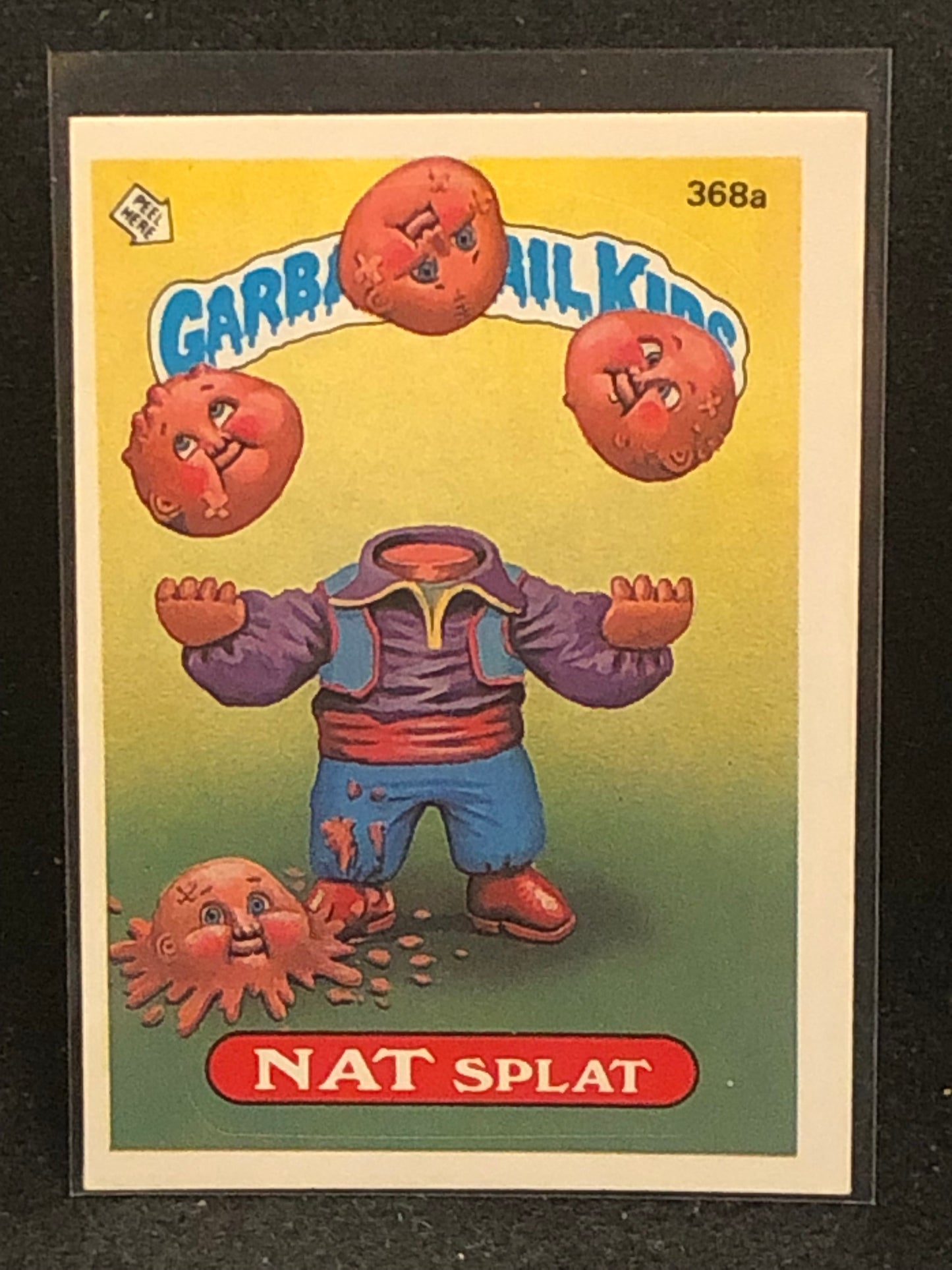 Garbage Pail Kids Original Series 9 (os9) 368a Nat Splat