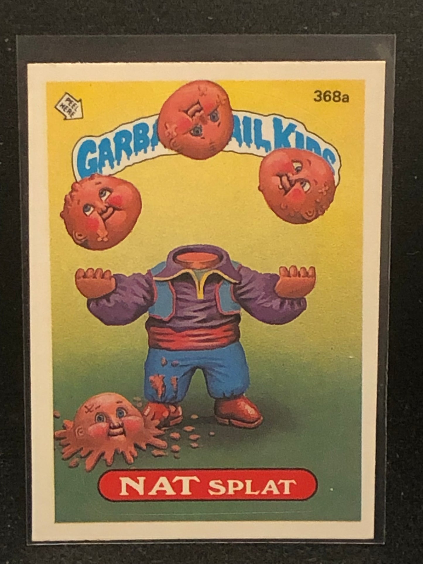 Garbage Pail Kids Original Series 9 (os9) 368a Nat Splat