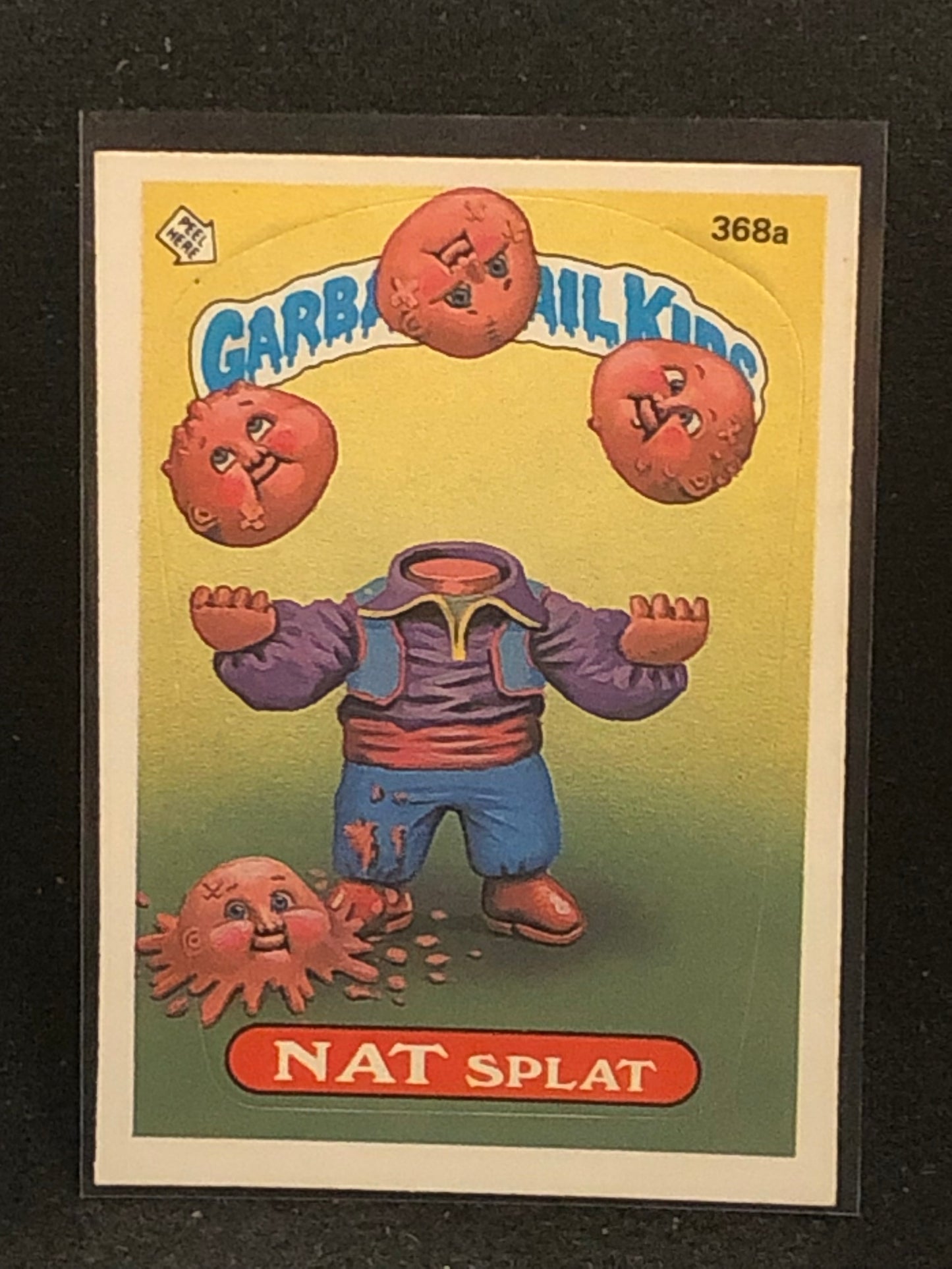 Garbage Pail Kids Original Series 9 (os9) 368a Nat Splat