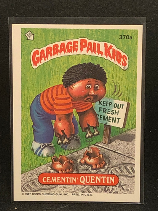 Garbage Pail Kids Original Series 9 (os9) 370a Cementin Quentin