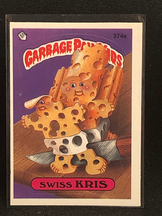 Garbage Pail Kids Original Series 9 (os9) 374a Swiss Kris
