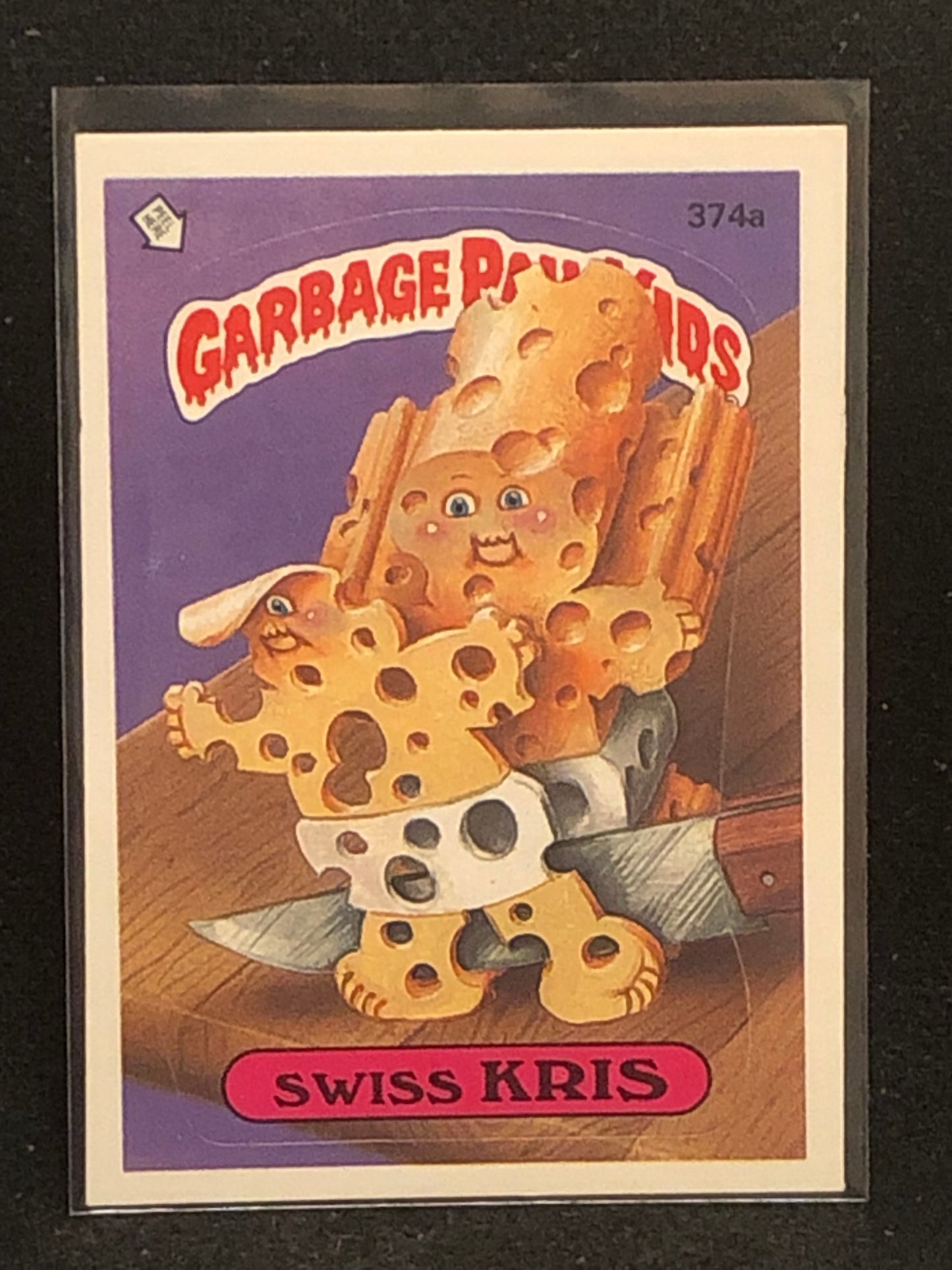 Garbage Pail Kids Original Series 9 (os9) 374a Swiss Kris