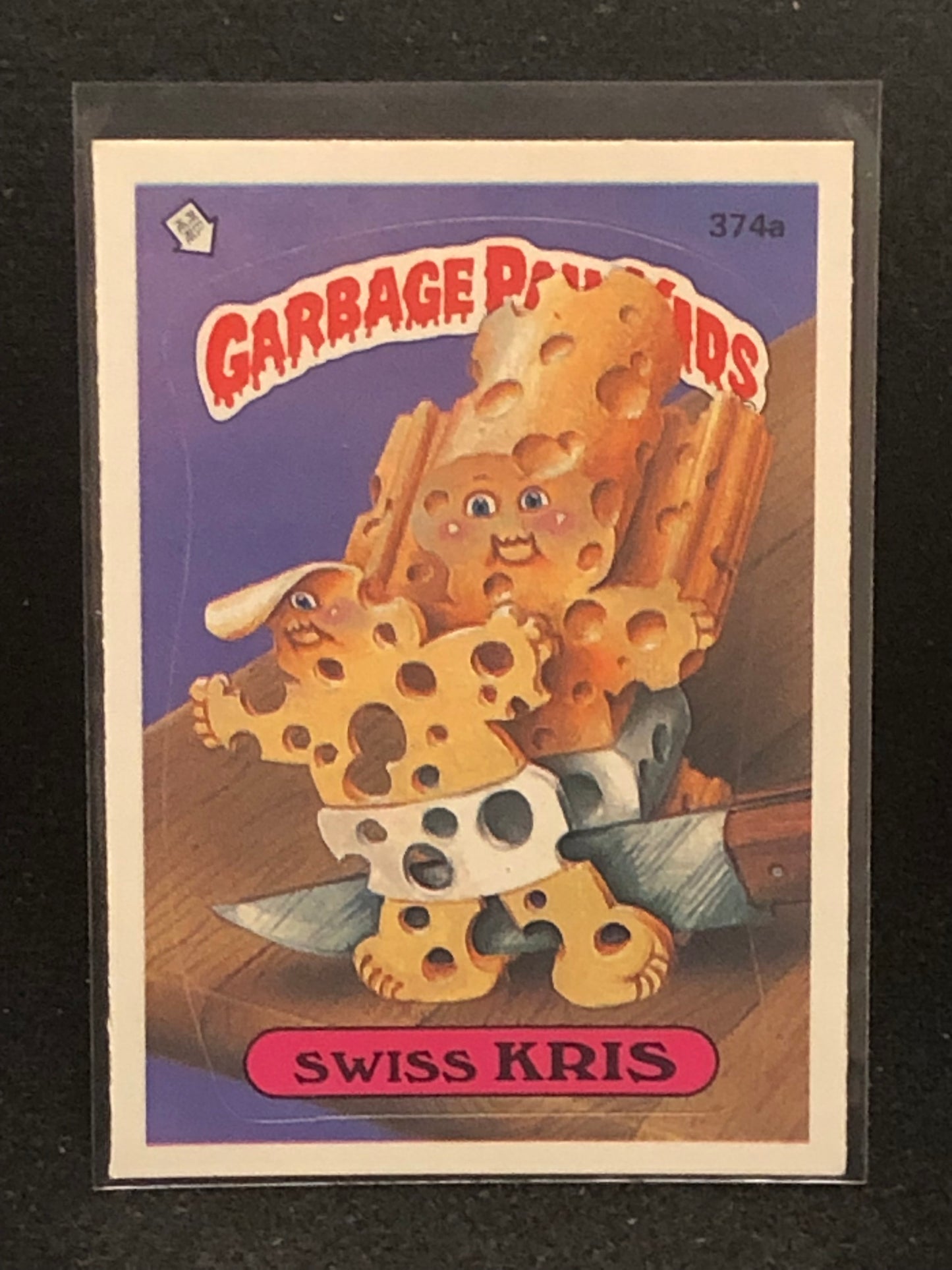 Garbage Pail Kids Original Series 9 (os9) 374a Swiss Kris