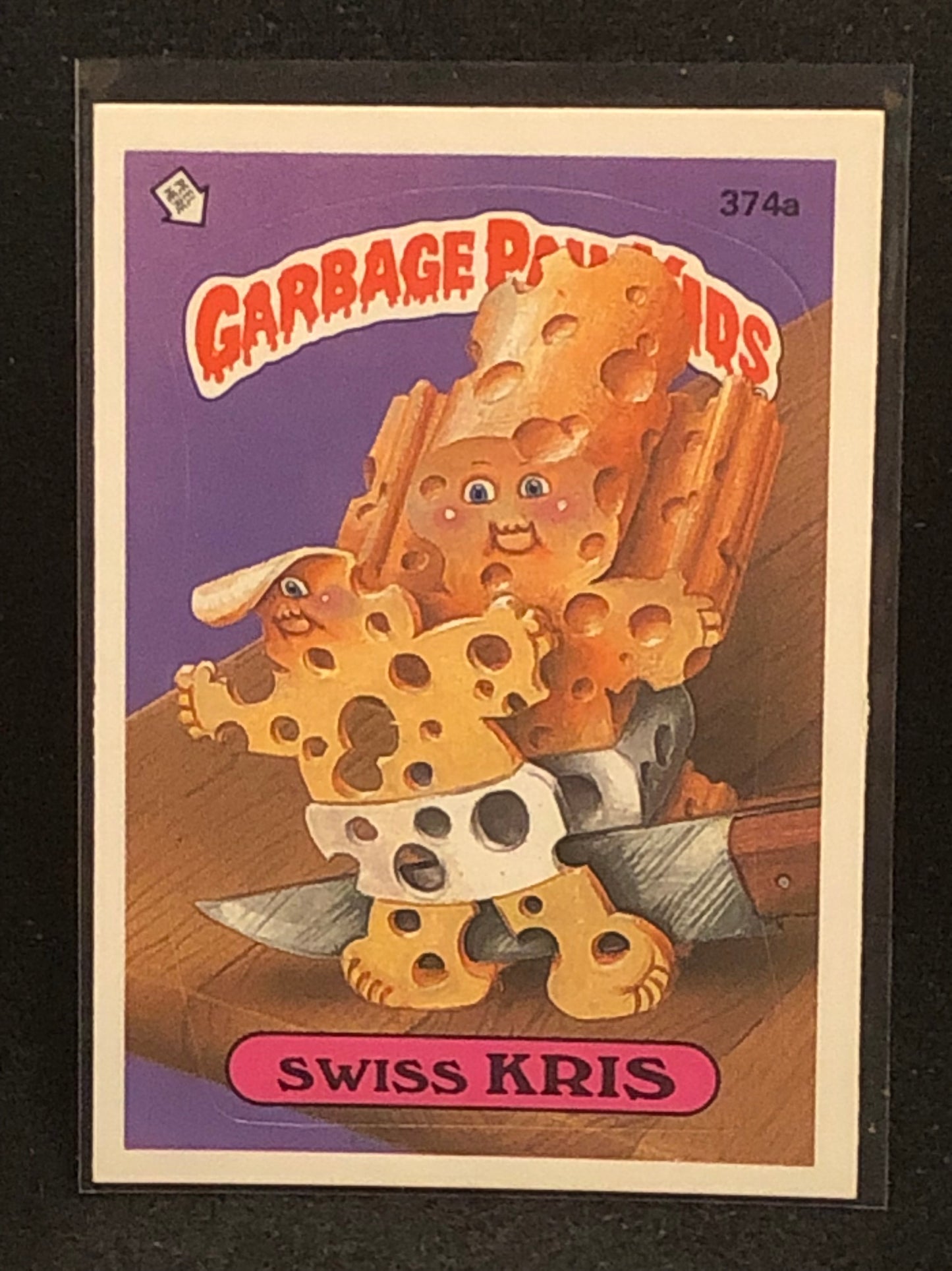 Garbage Pail Kids Original Series 9 (os9) 374a Swiss Kris