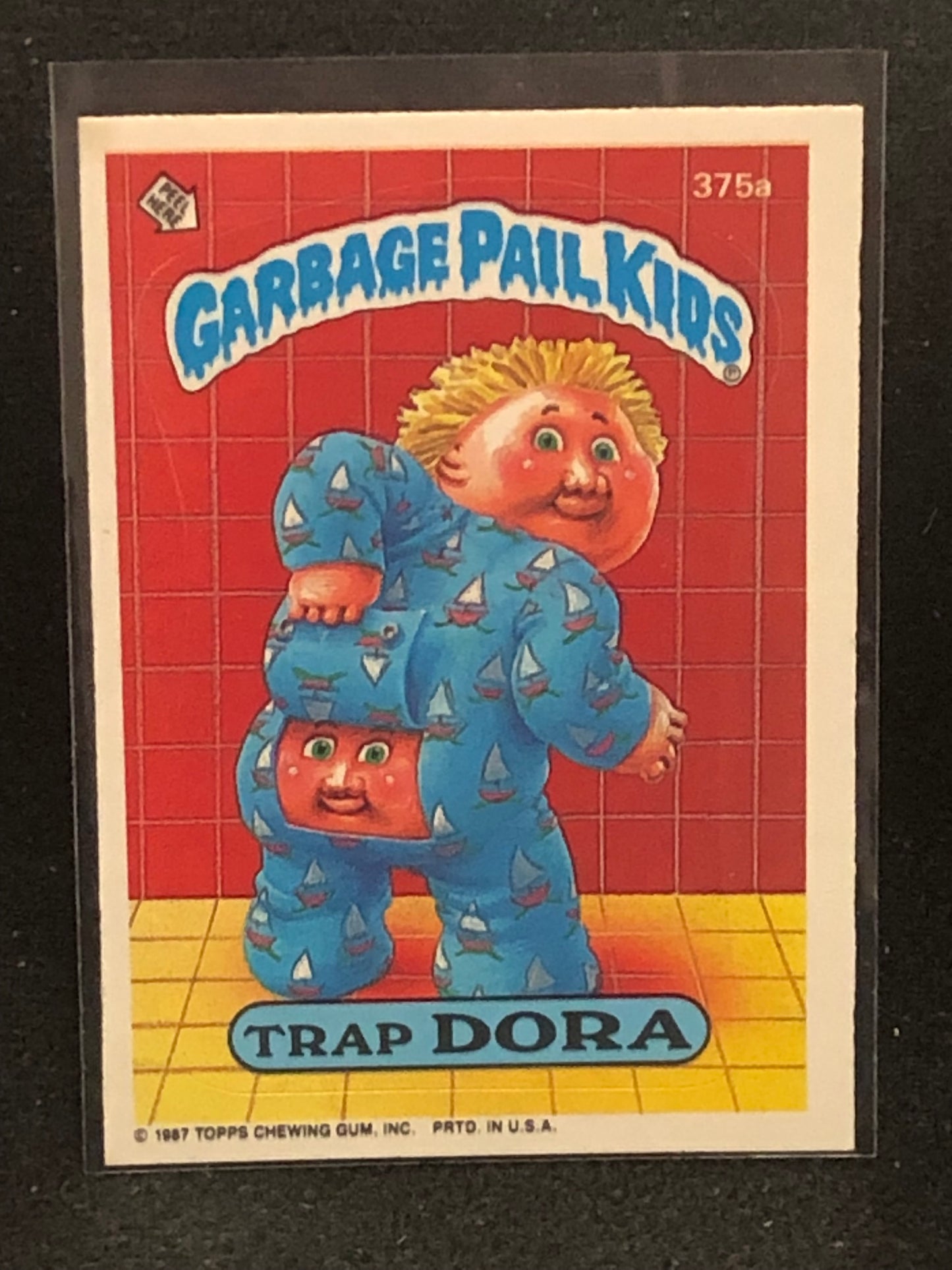 Garbage Pail Kids Original Series 9 (os9) 375a Trap Dora