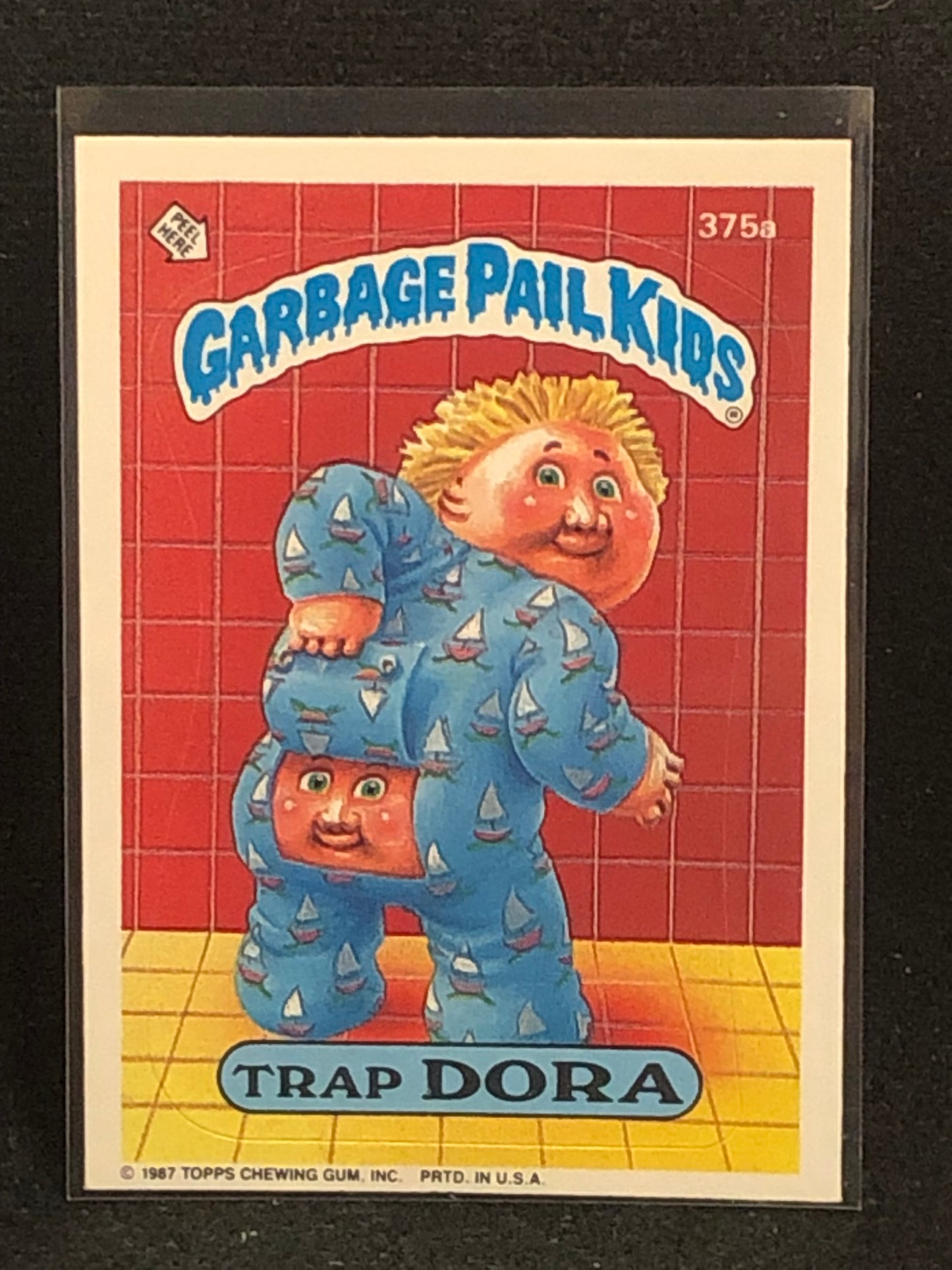 Garbage Pail Kids Original Series 9 (os9) 375a Trap Dora