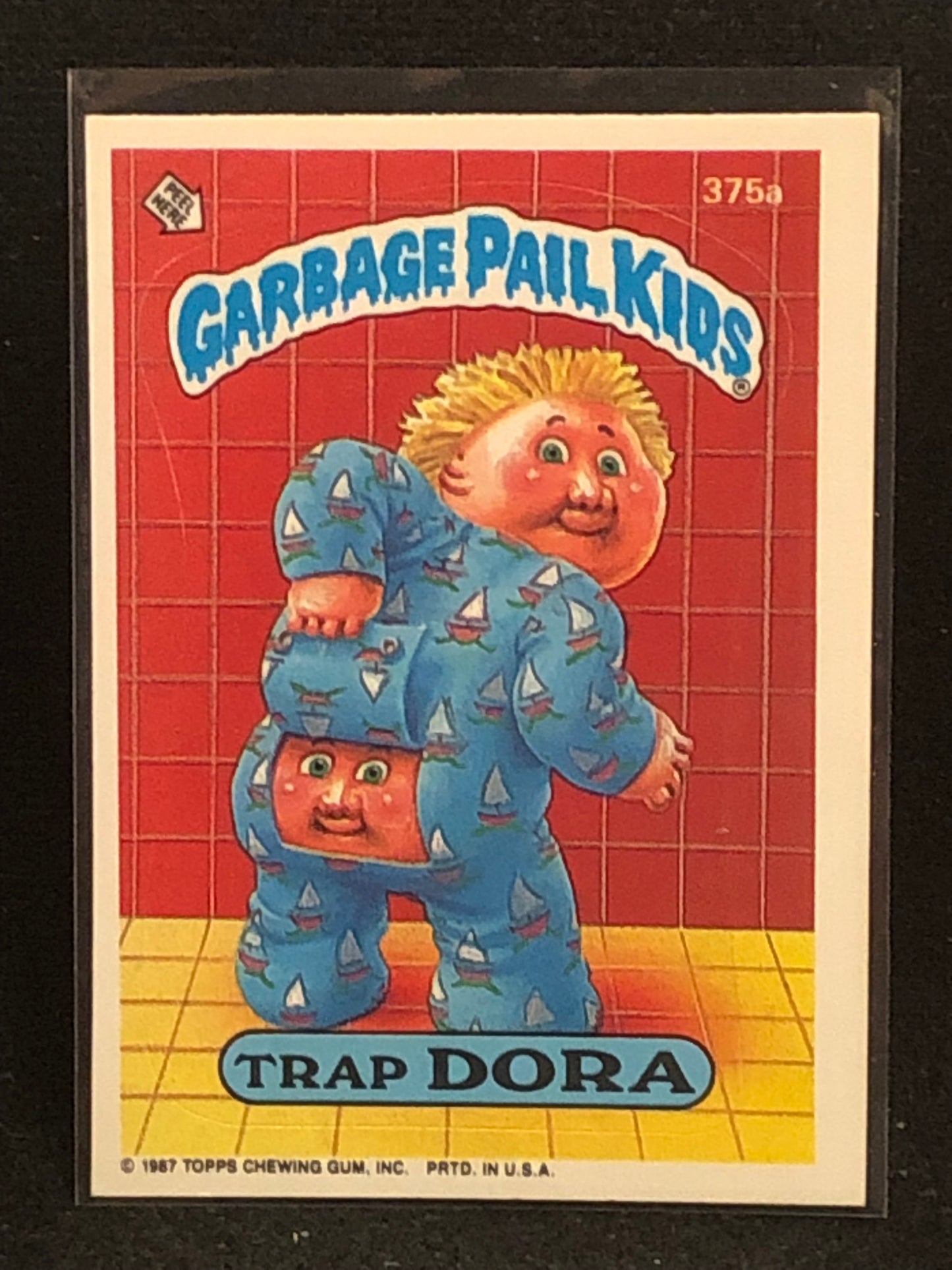 Garbage Pail Kids Original Series 9 (os9) 375a Trap Dora