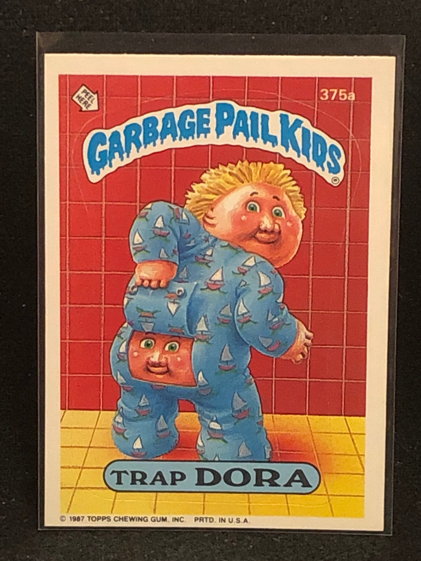Garbage Pail Kids Original Series 9 (os9) 375a Trap Dora