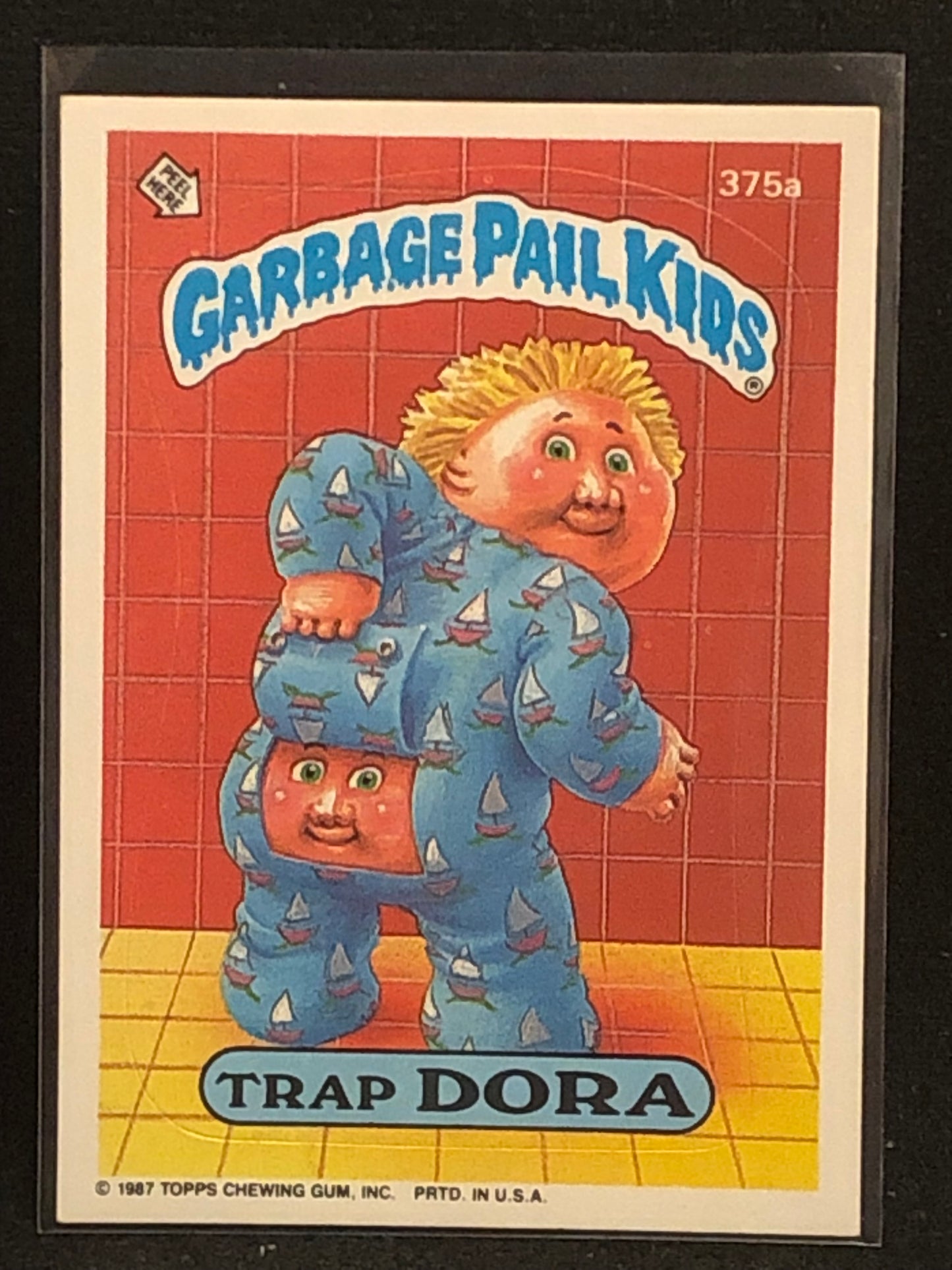 Garbage Pail Kids Original Series 9 (os9) 375a Trap Dora