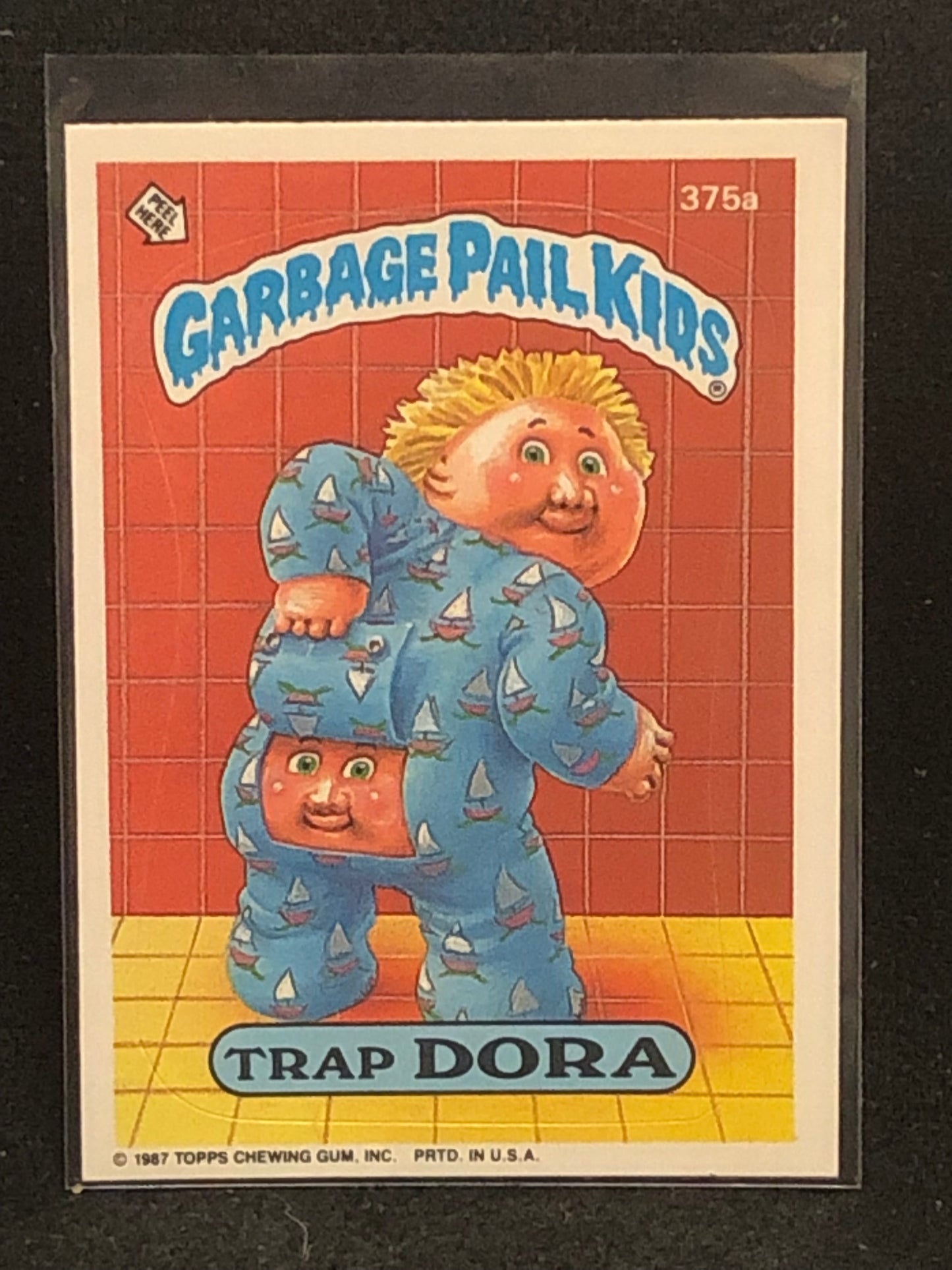 Garbage Pail Kids Original Series 9 (os9) 375a Trap Dora