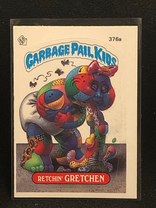 Garbage Pail Kids Original Series 9 (os9) 376a Retchin Gretchen
