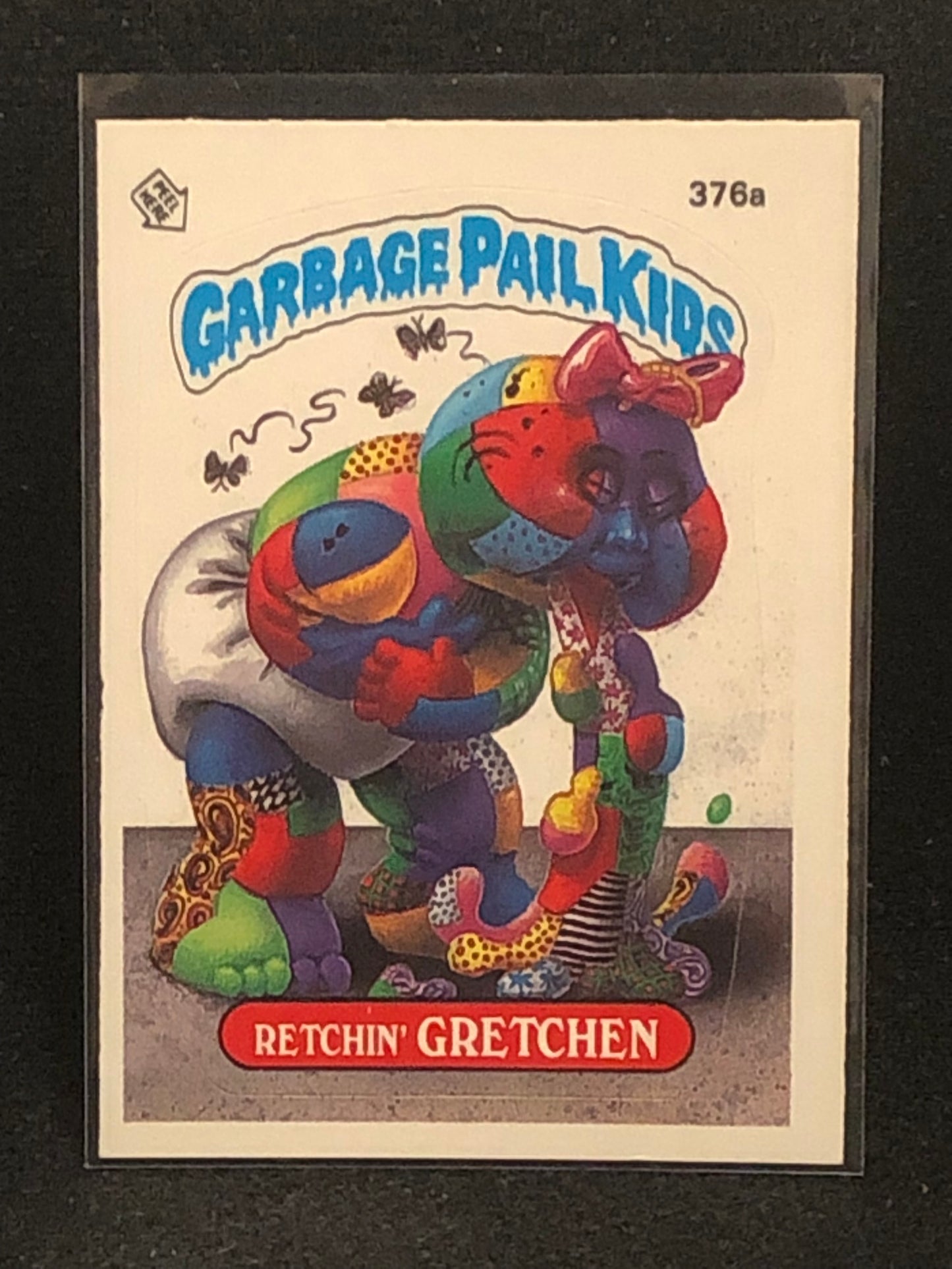 Garbage Pail Kids Original Series 9 (os9) 376a Retchin Gretchen