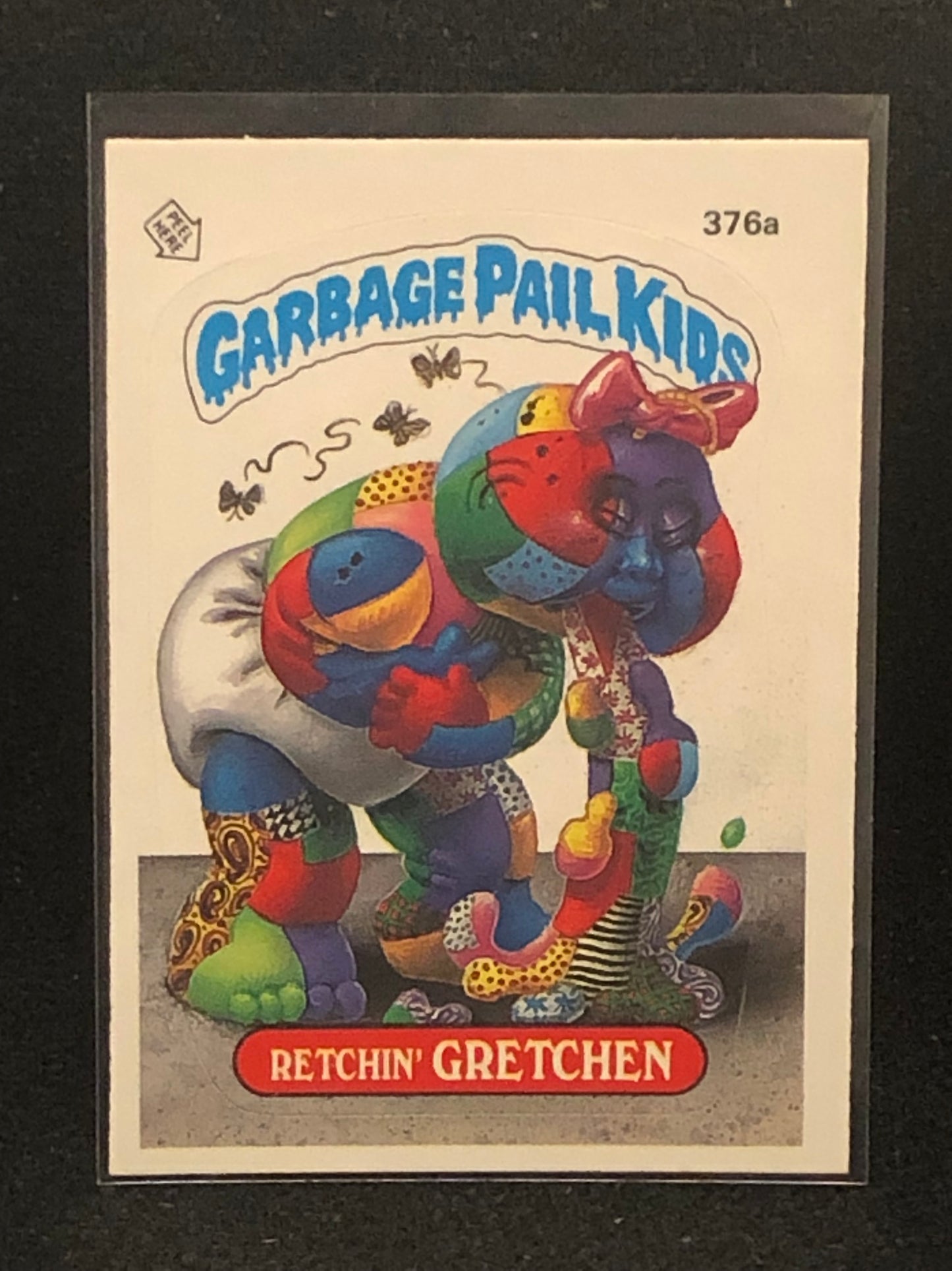 Garbage Pail Kids Original Series 9 (os9) 376a Retchin Gretchen