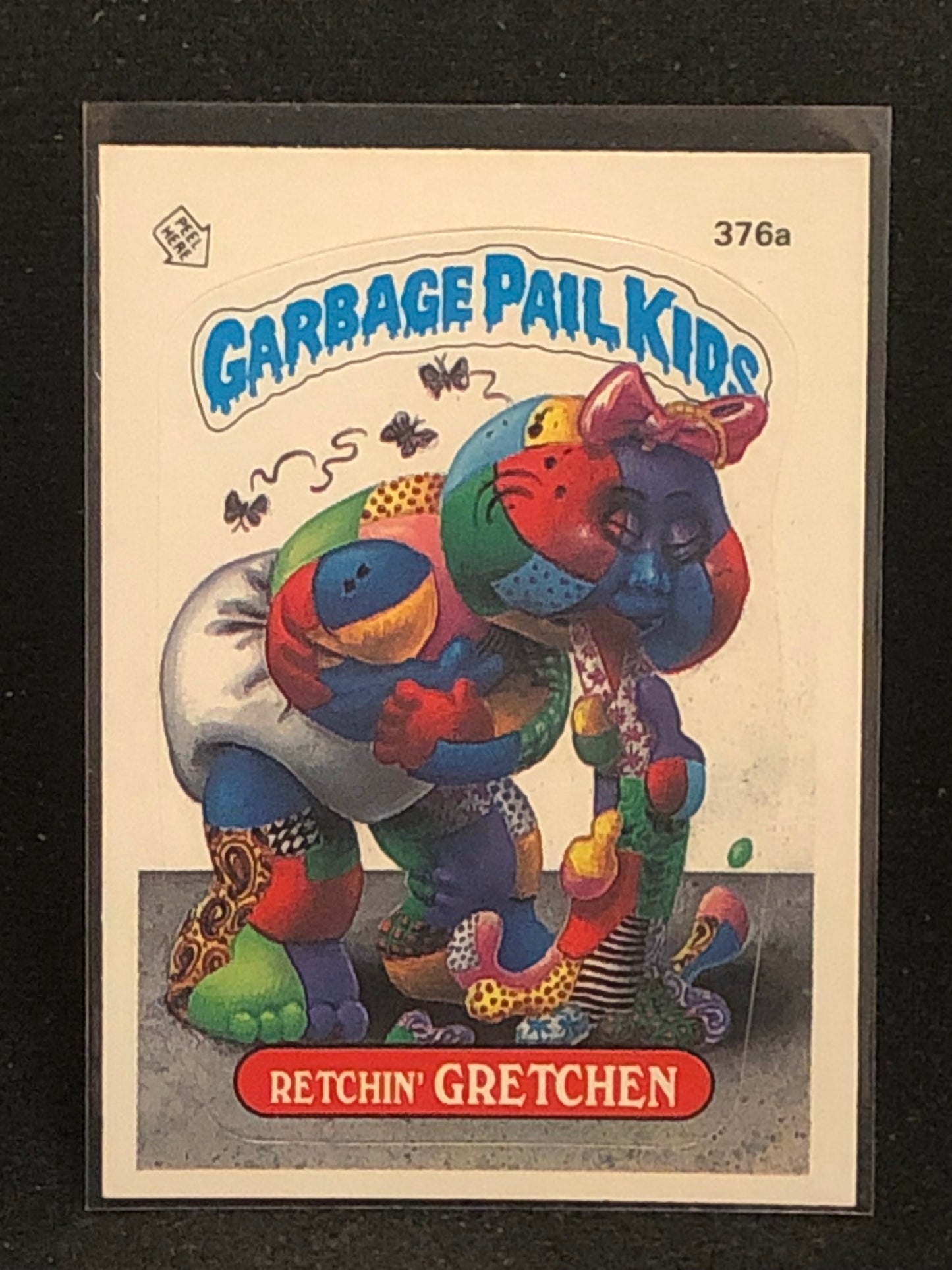 Garbage Pail Kids Original Series 9 (os9) 376a Retchin Gretchen