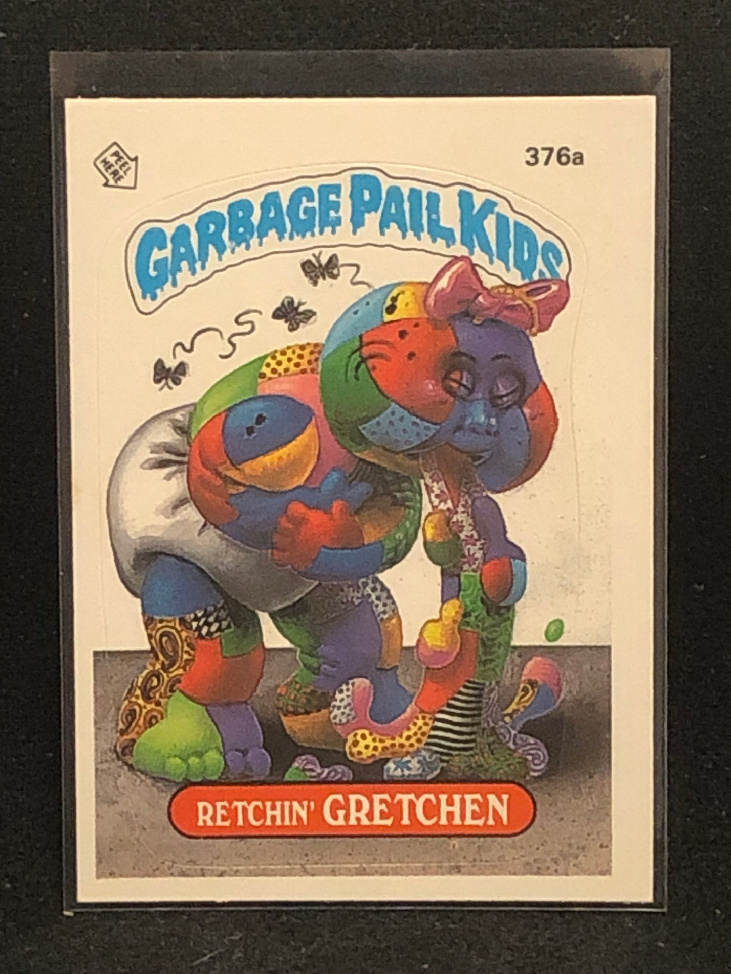 Garbage Pail Kids Original Series 9 (os9) 376a Retchin Gretchen