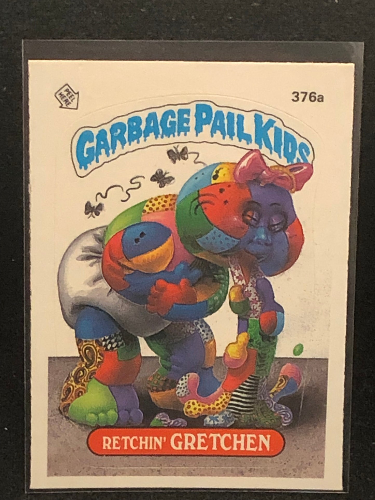 Garbage Pail Kids Original Series 9 (os9) 376a Retchin Gretchen