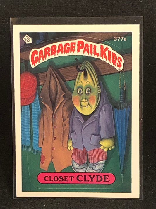 Garbage Pail Kids Original Series 9 (os9) 377a Closet Clyde