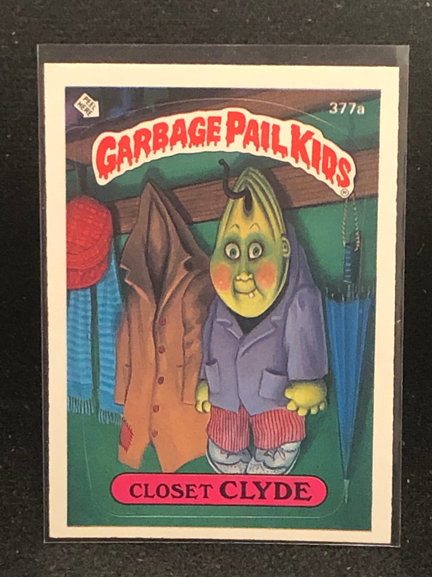 Garbage Pail Kids Original Series 9 (os9) 377a Closet Clyde