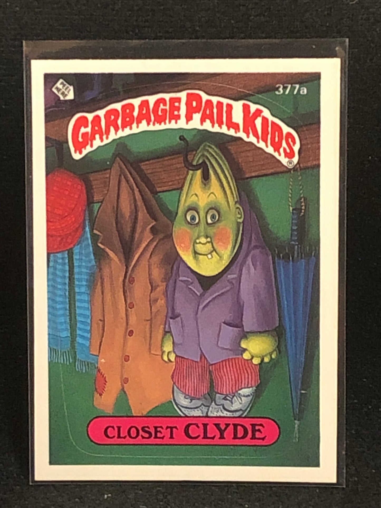 Garbage Pail Kids Original Series 9 (os9) 377a Closet Clyde