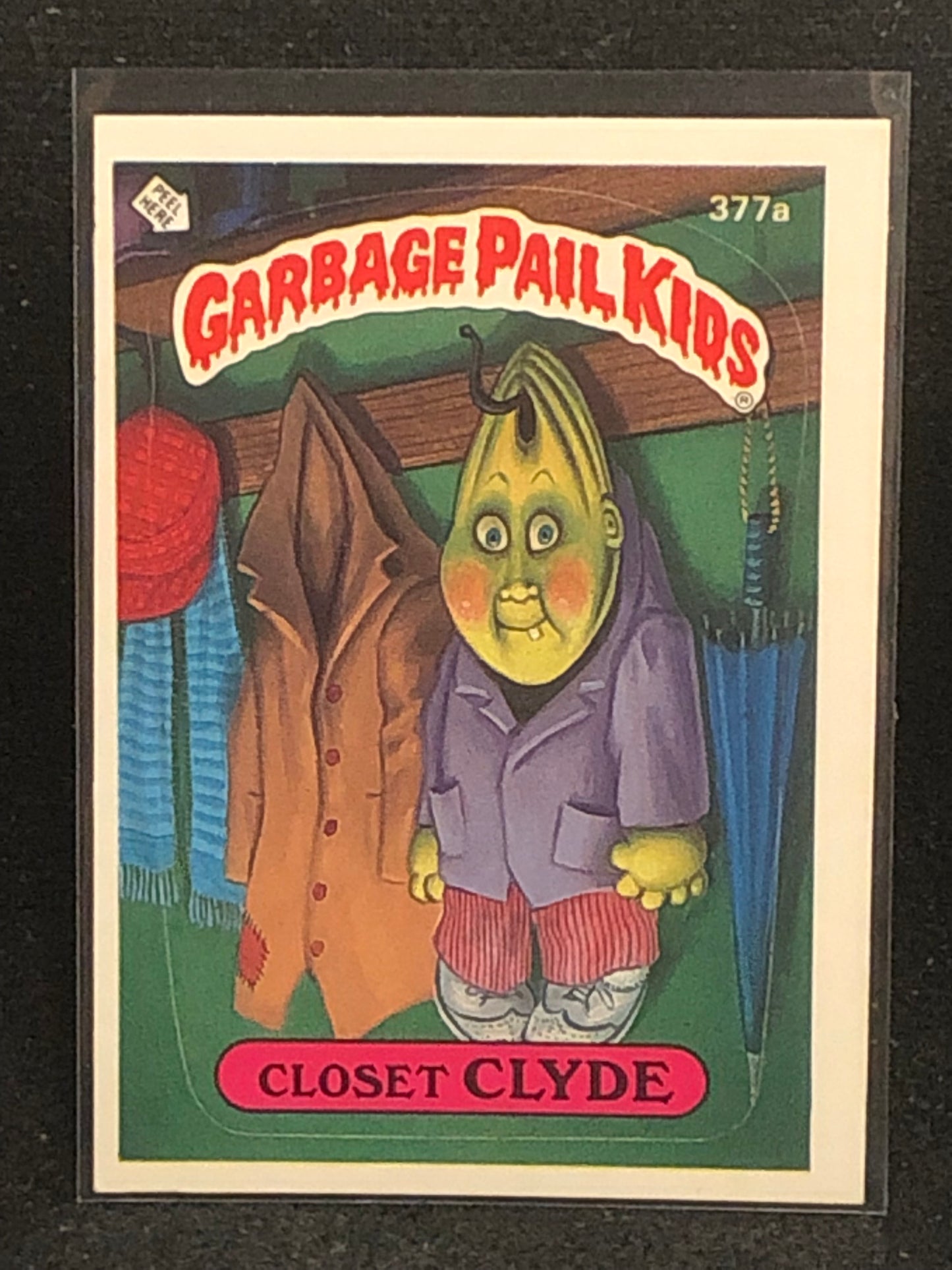 Garbage Pail Kids Original Series 9 (os9) 377a Closet Clyde