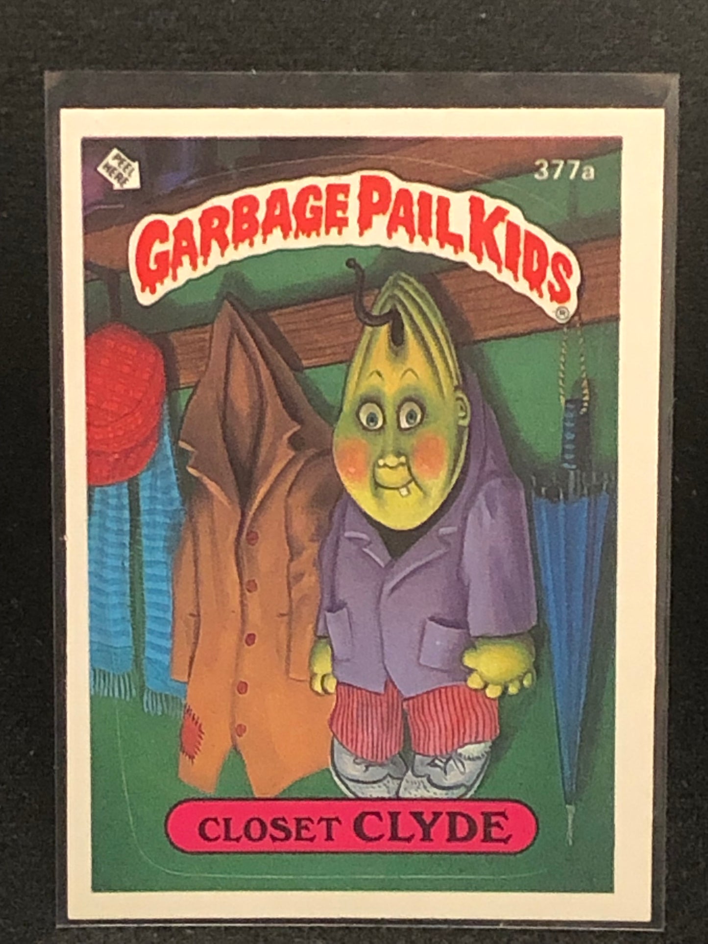 Garbage Pail Kids Original Series 9 (os9) 377a Closet Clyde
