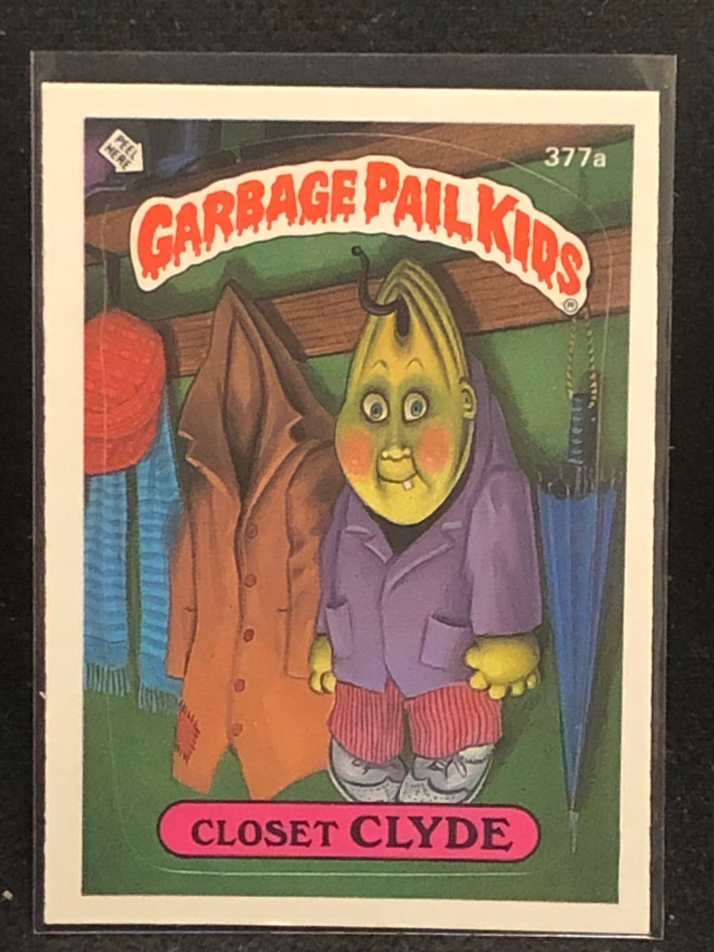 Garbage Pail Kids Original Series 9 (os9) 377a Closet Clyde