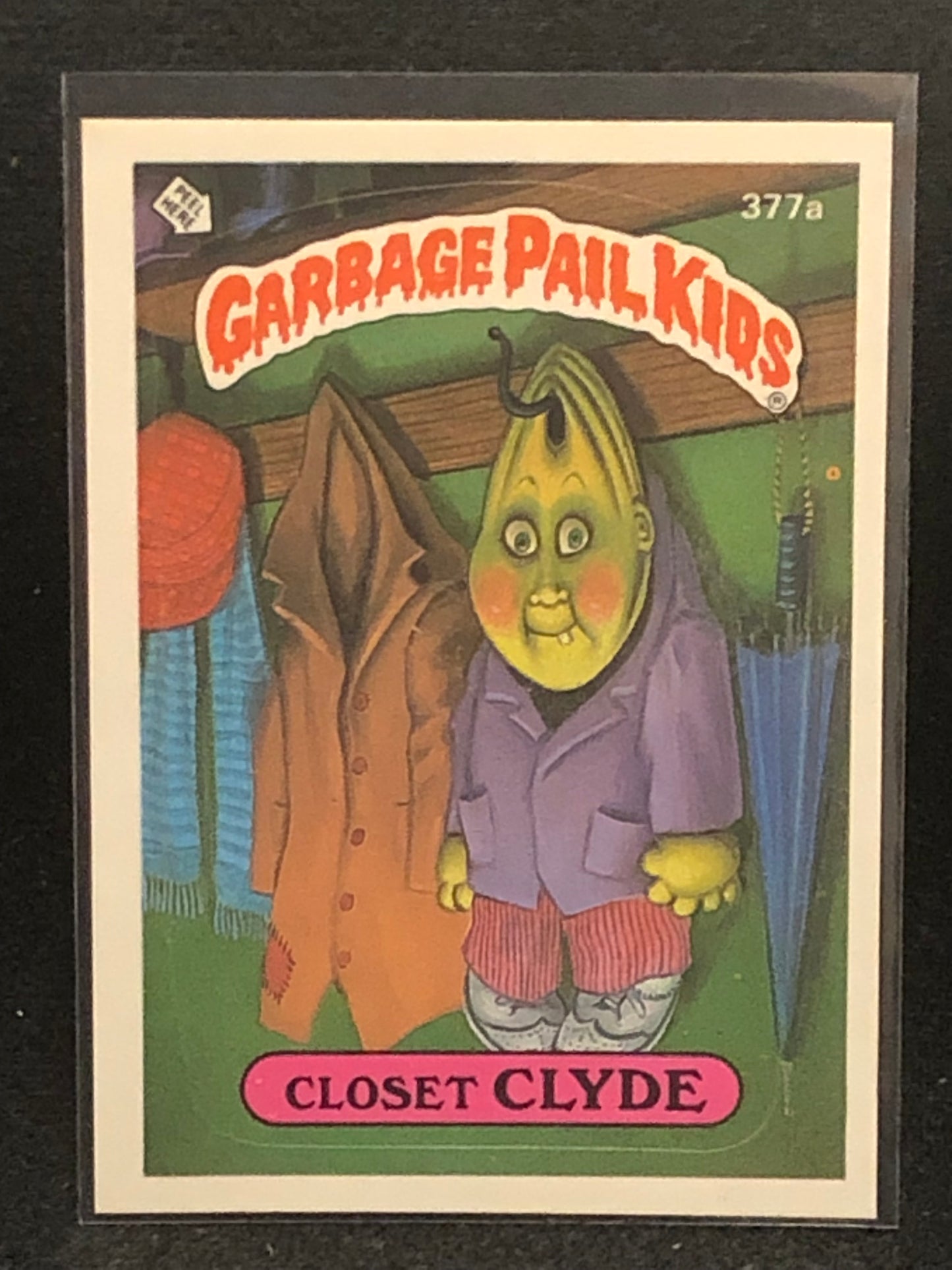 Garbage Pail Kids Original Series 9 (os9) 377a Closet Clyde