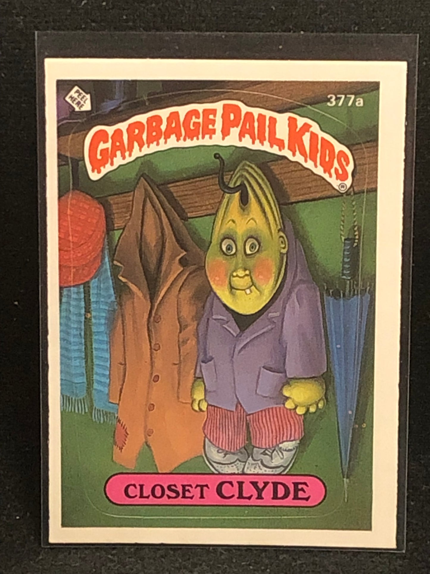 Garbage Pail Kids Original Series 9 (os9) 377a Closet Clyde