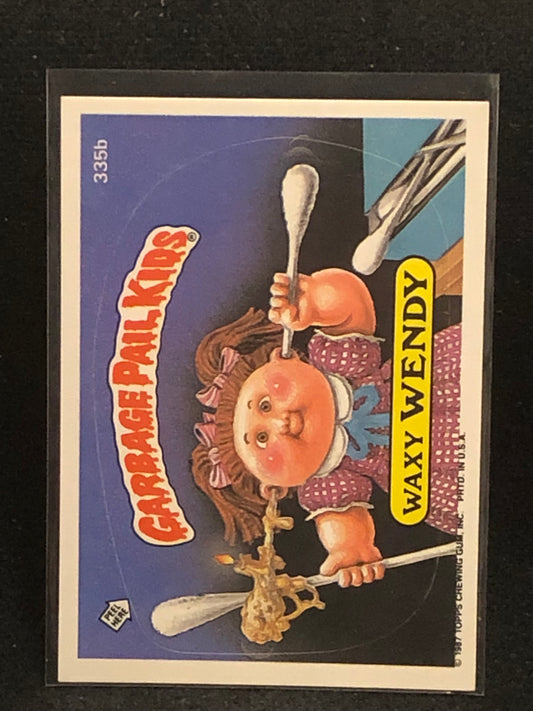 Garbage Pail Kids Original Series 9 (os9) 335b Waxy Wendy