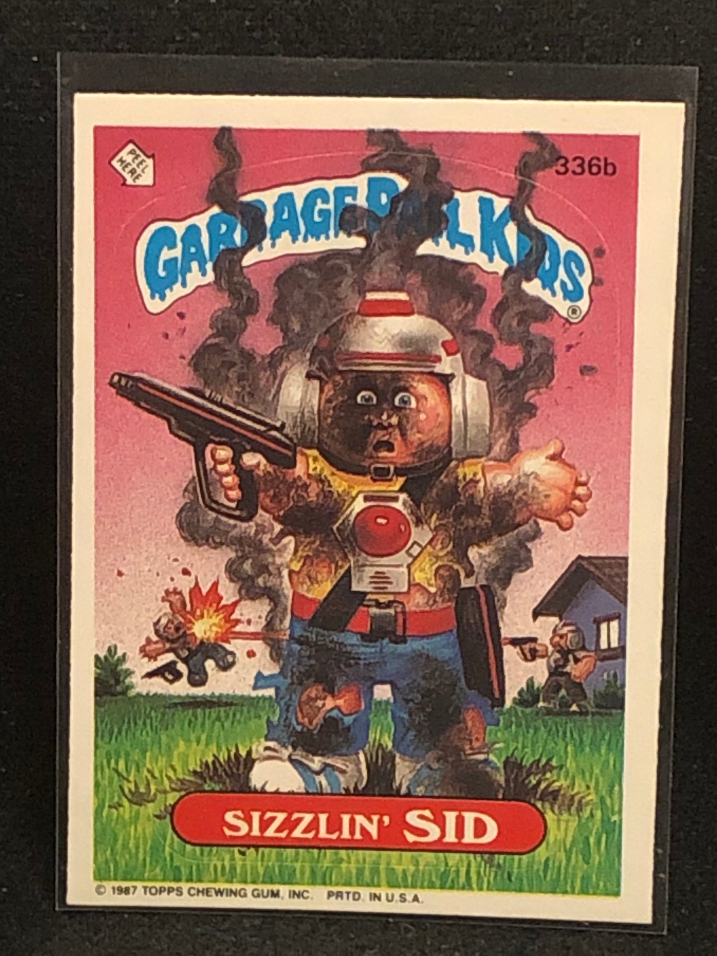 Garbage Pail Kids Original Series 9 (os9) 336b Sizzlin Sid