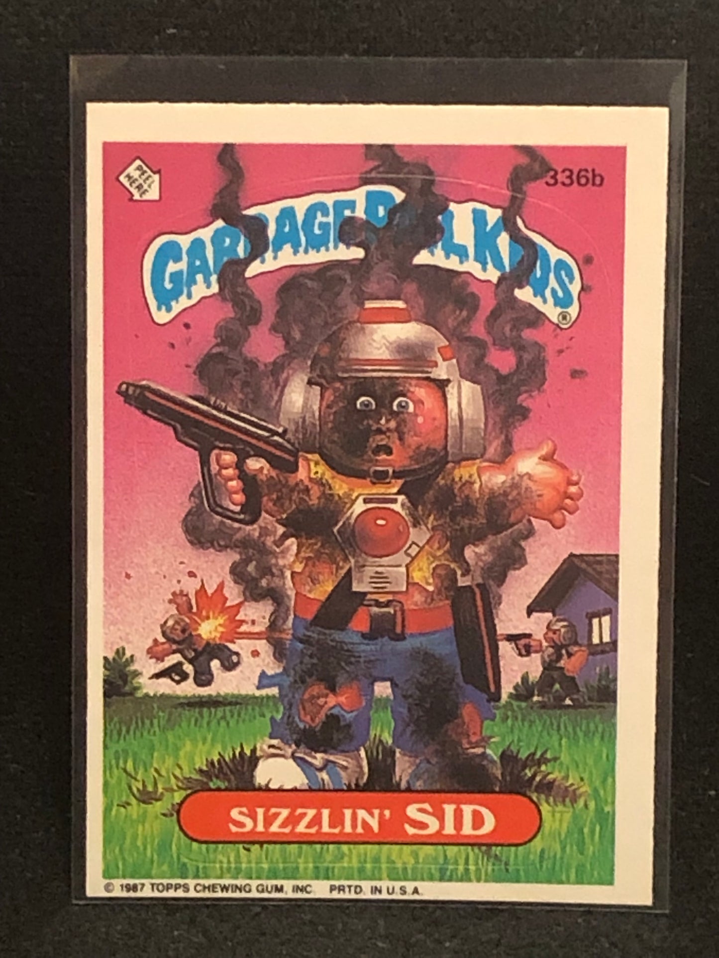 Garbage Pail Kids Original Series 9 (os9) 336b Sizzlin Sid