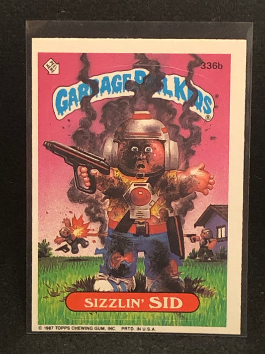 Garbage Pail Kids Original Series 9 (os9) 336b Sizzlin Sid