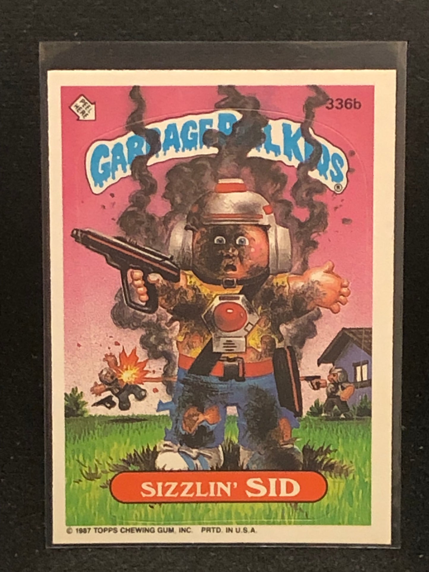 Garbage Pail Kids Original Series 9 (os9) 336b Sizzlin Sid