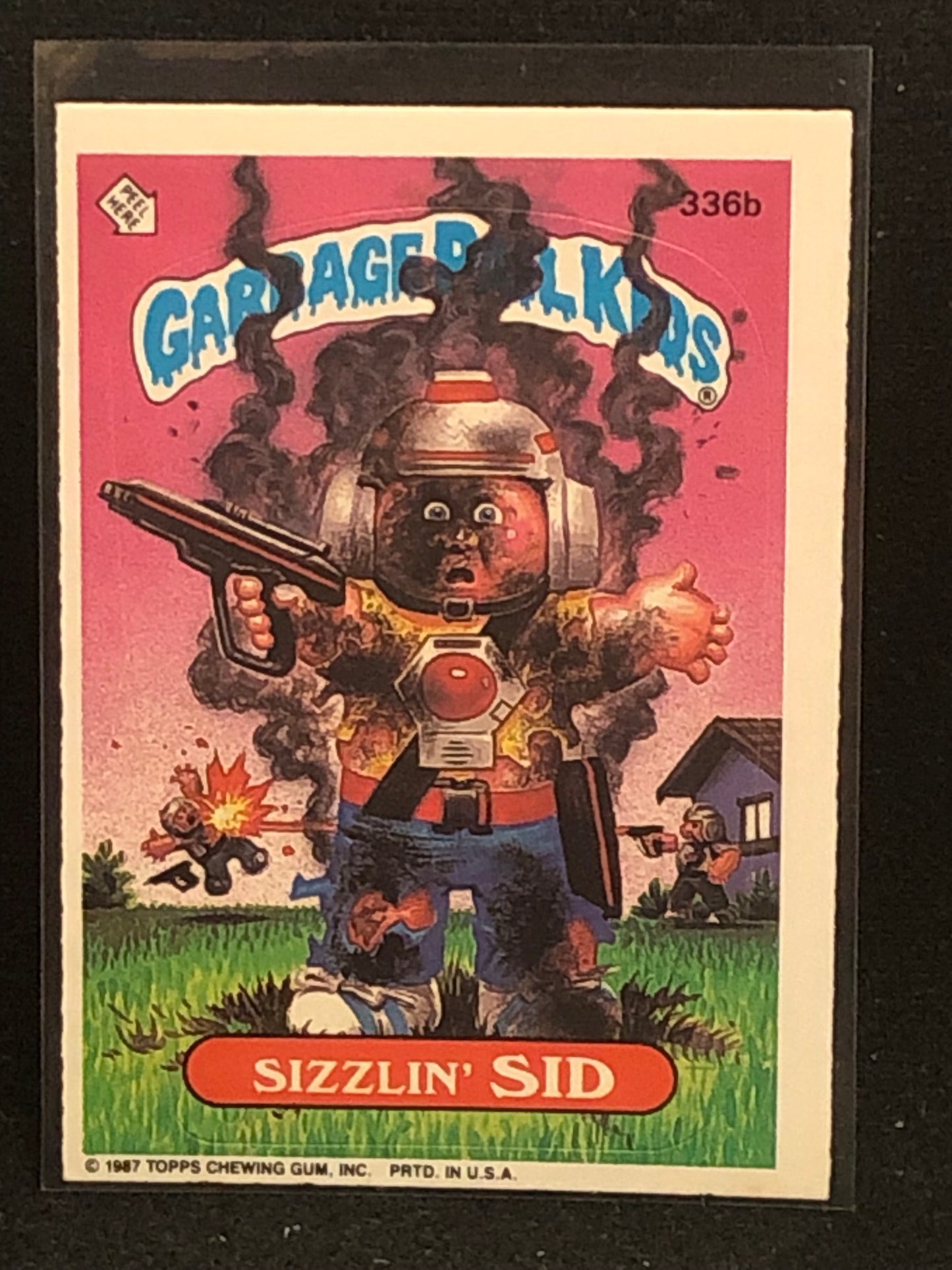Garbage Pail Kids Original Series 9 (os9) 336b Sizzlin Sid
